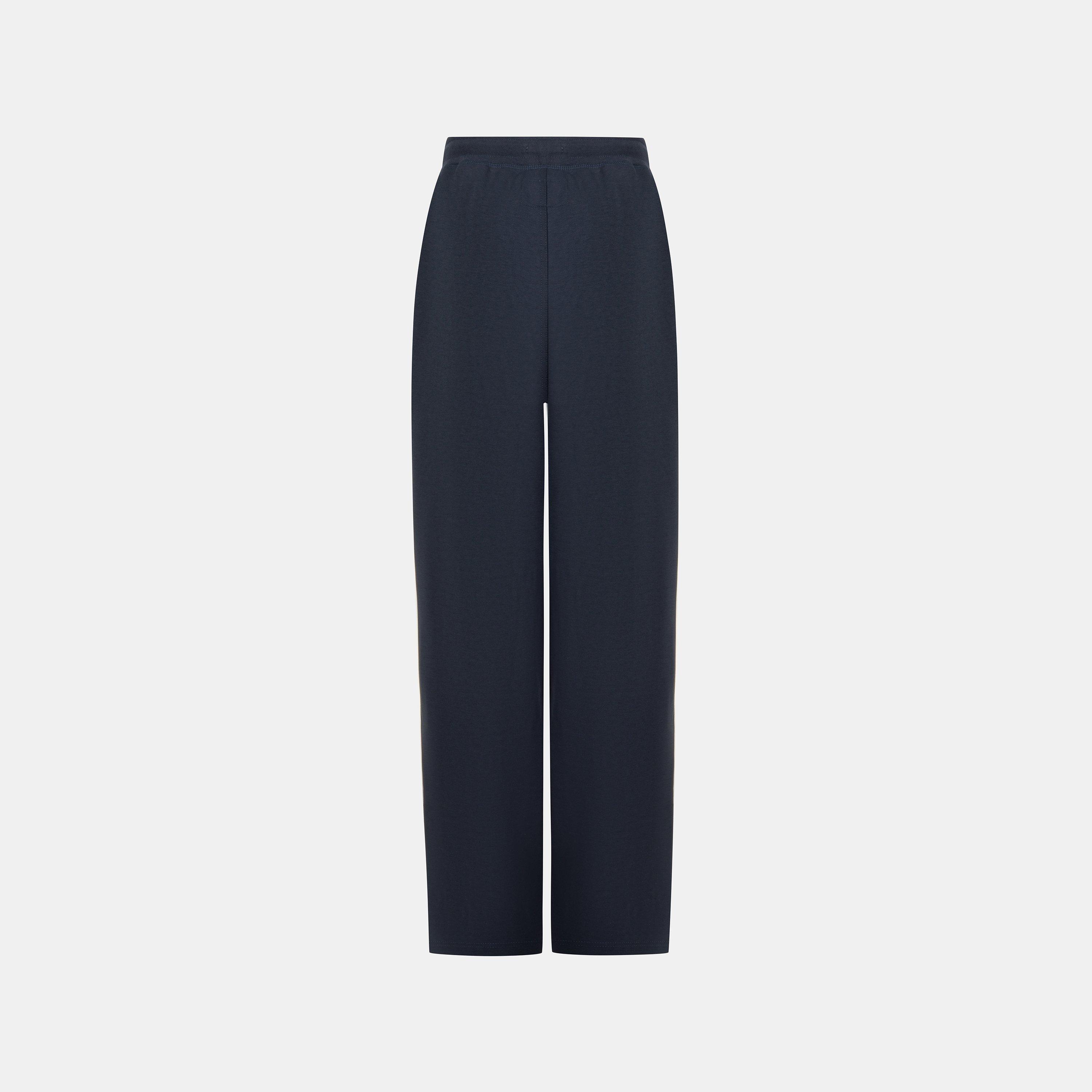 Navy - Jack Wills - JW Mens Interlock Wide leg pants - 2