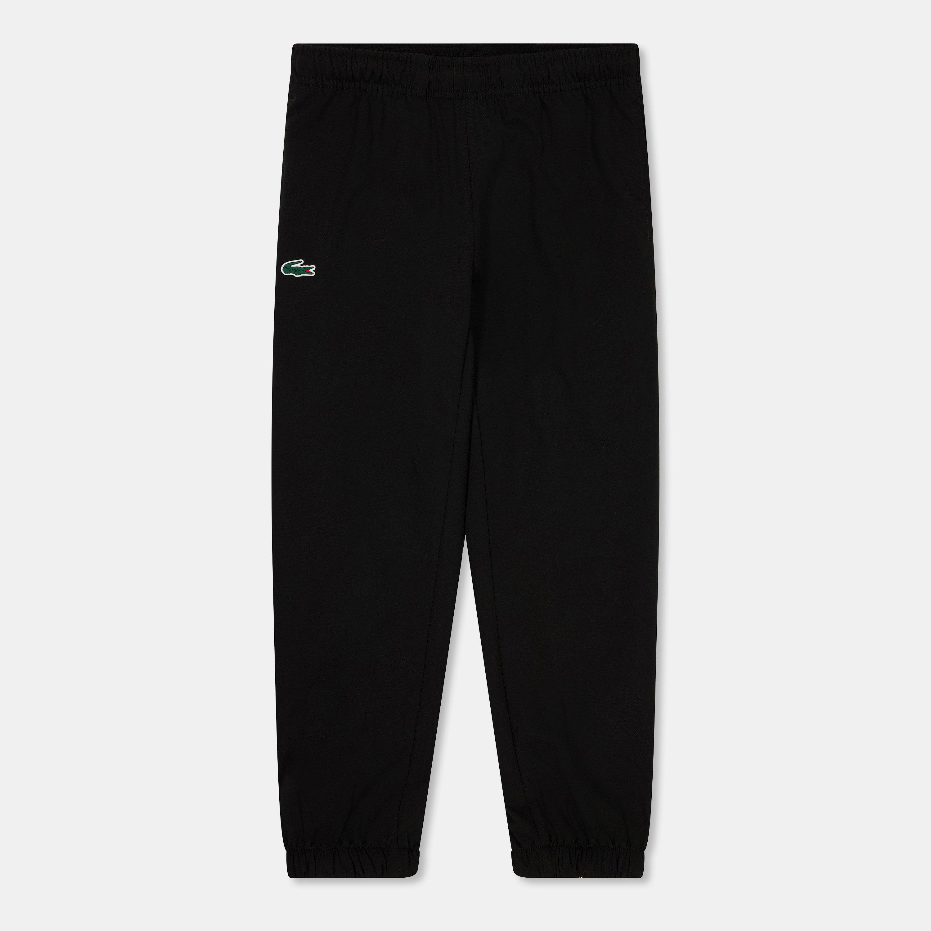 Black K96 - Lacoste - Kids' Taffeta Closed Hem Poly Joggers - 1