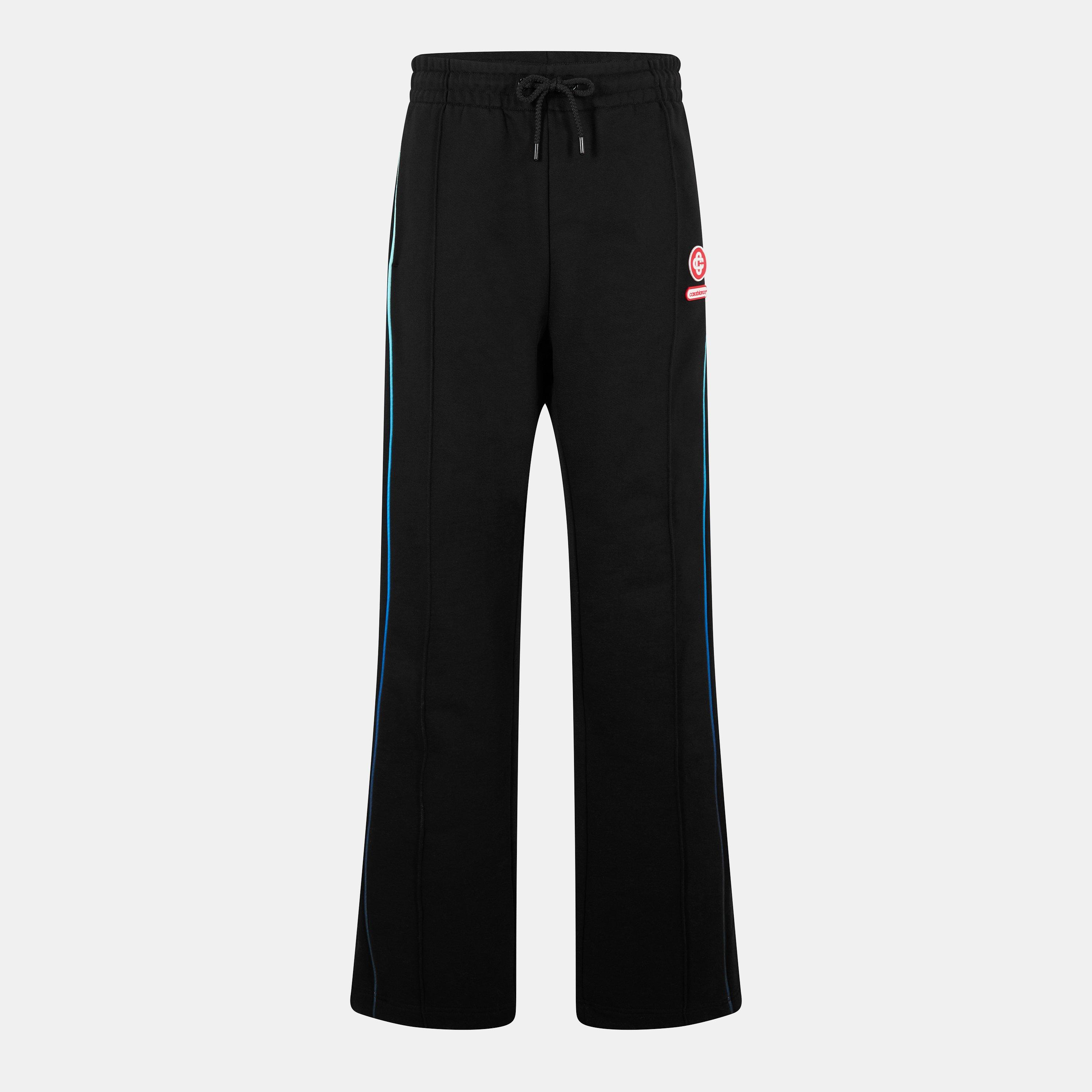Black - Casablanca - Men's Gradient Open Hem Fleece Joggers - 1
