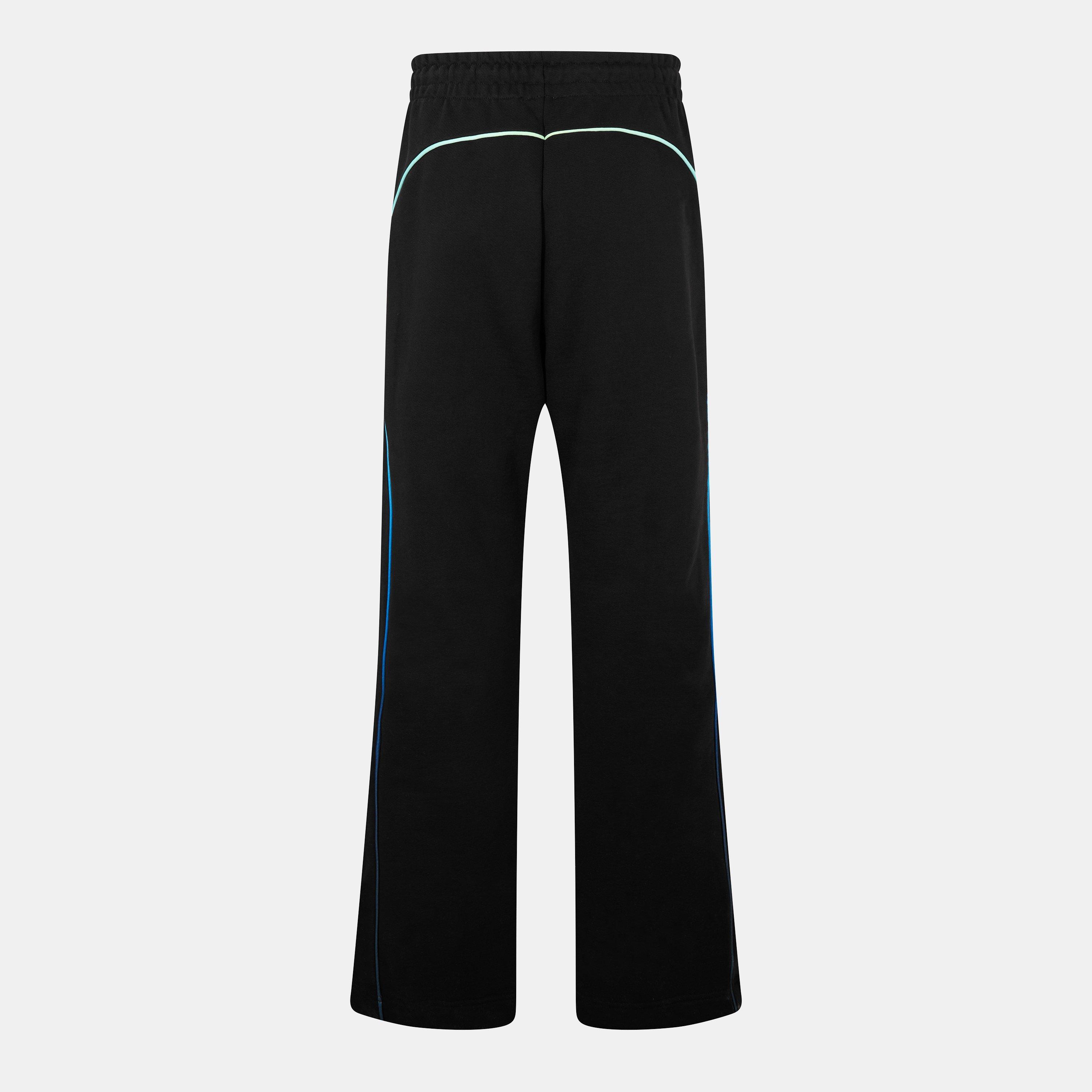 Black - Casablanca - Men's Gradient Open Hem Fleece Joggers - 2