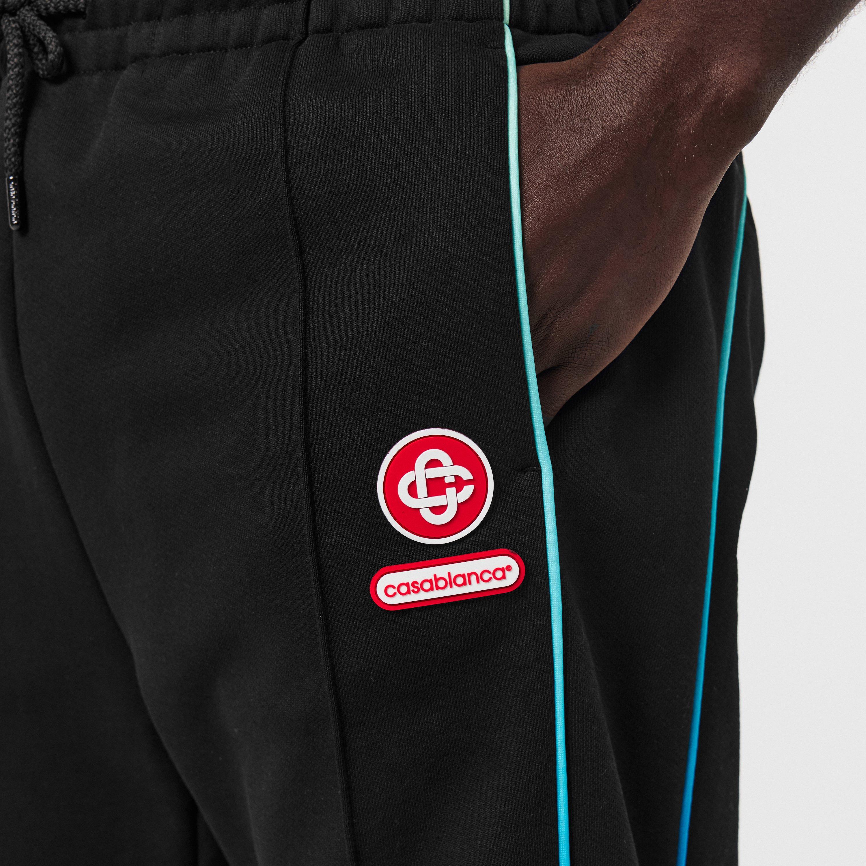 Black - Casablanca - Men's Gradient Open Hem Fleece Joggers - 5