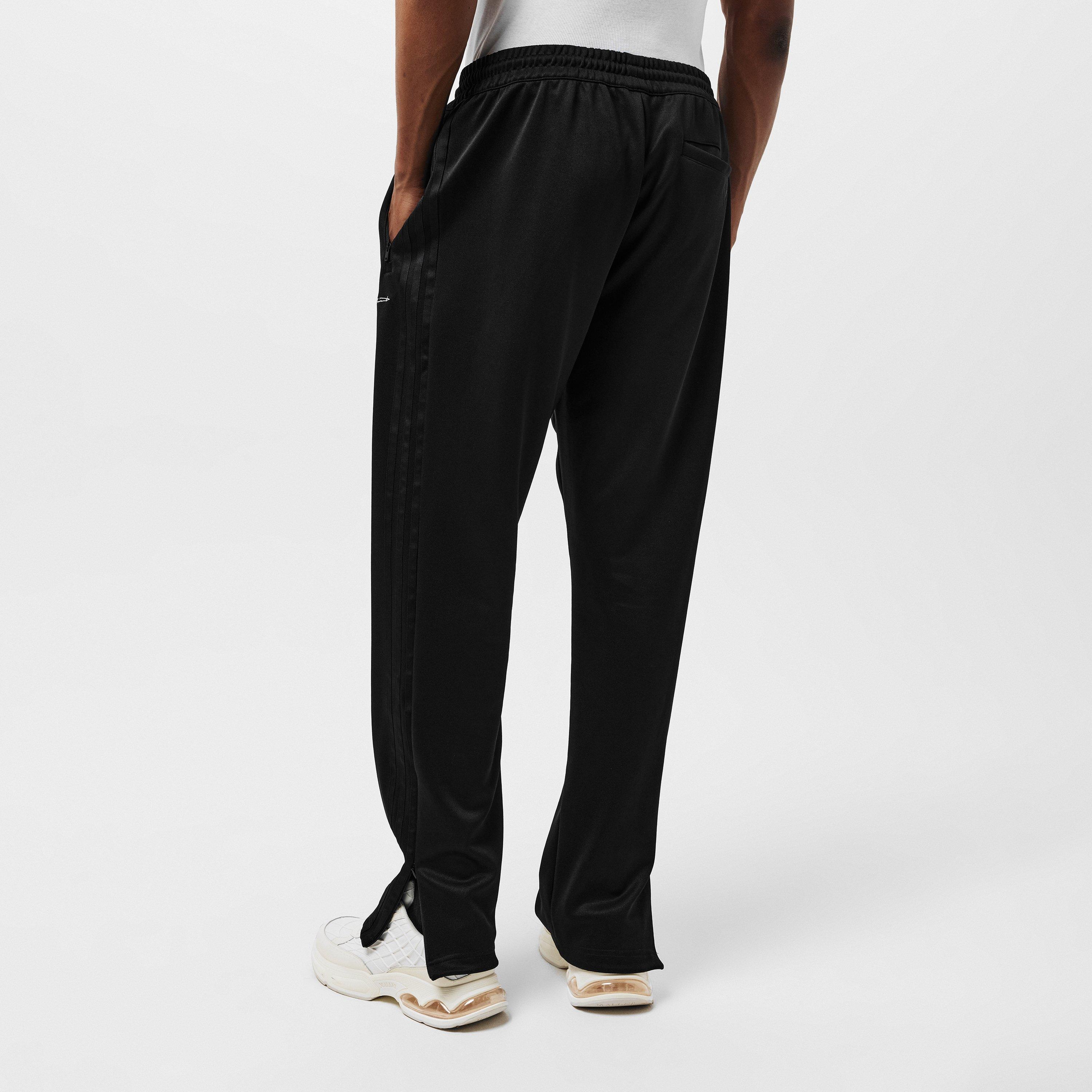Black - Yohji Yamamoto - Men's Open Bottom Fleece Joggers - 4
