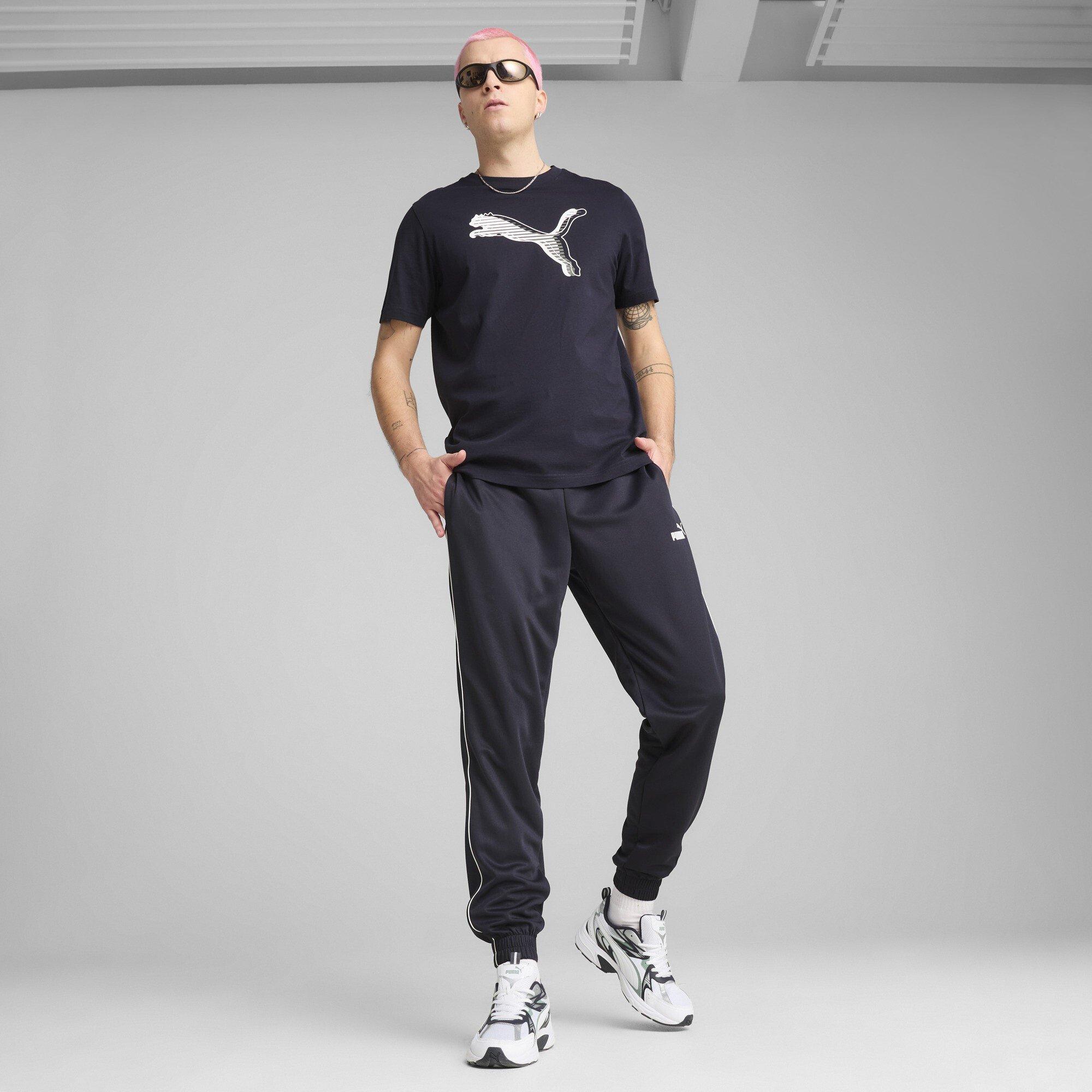Puma Navy - Puma - Closed Hem Jersey Joggers - 4