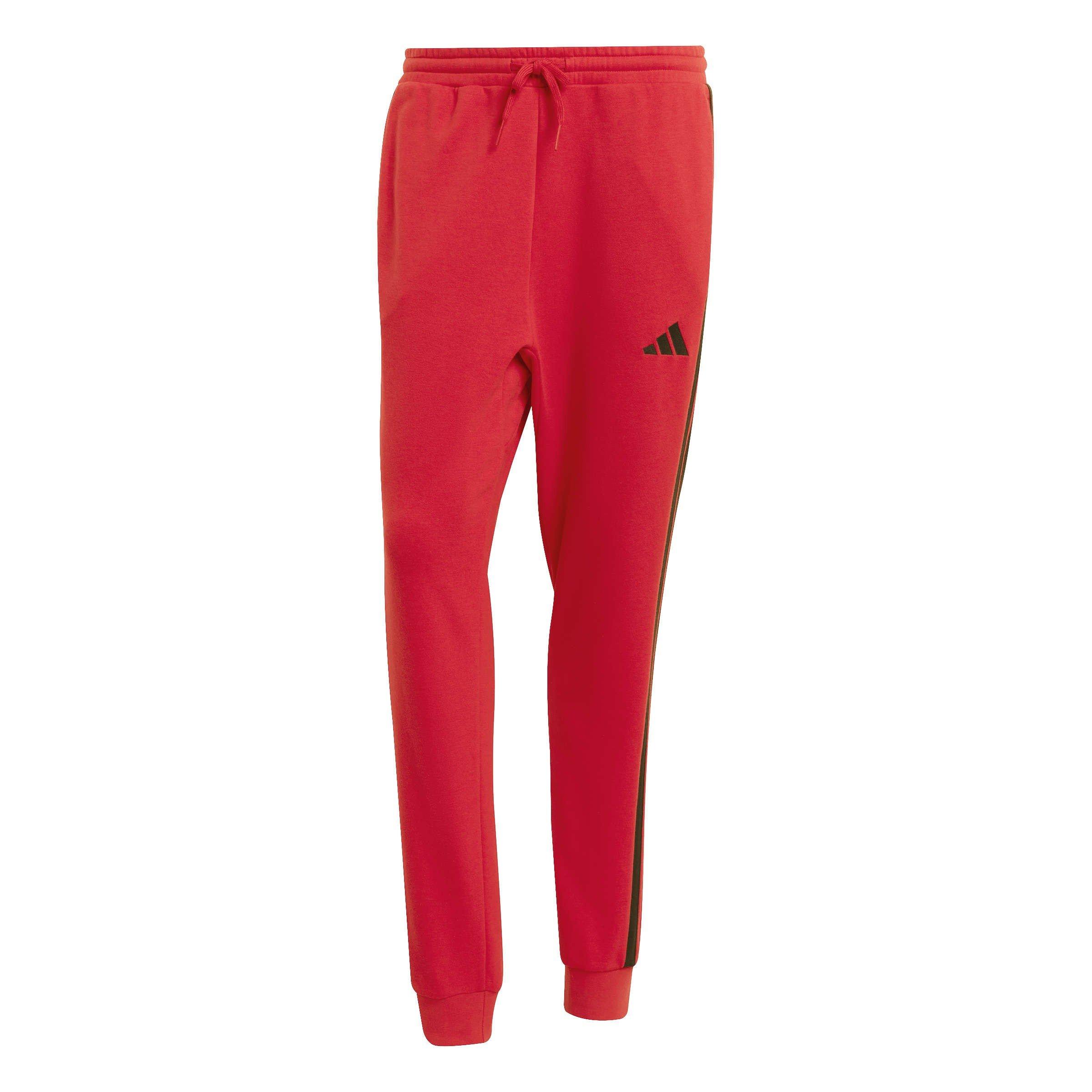 Adidas Men's Jersey Joggers - Pure Ruby/Black - XL