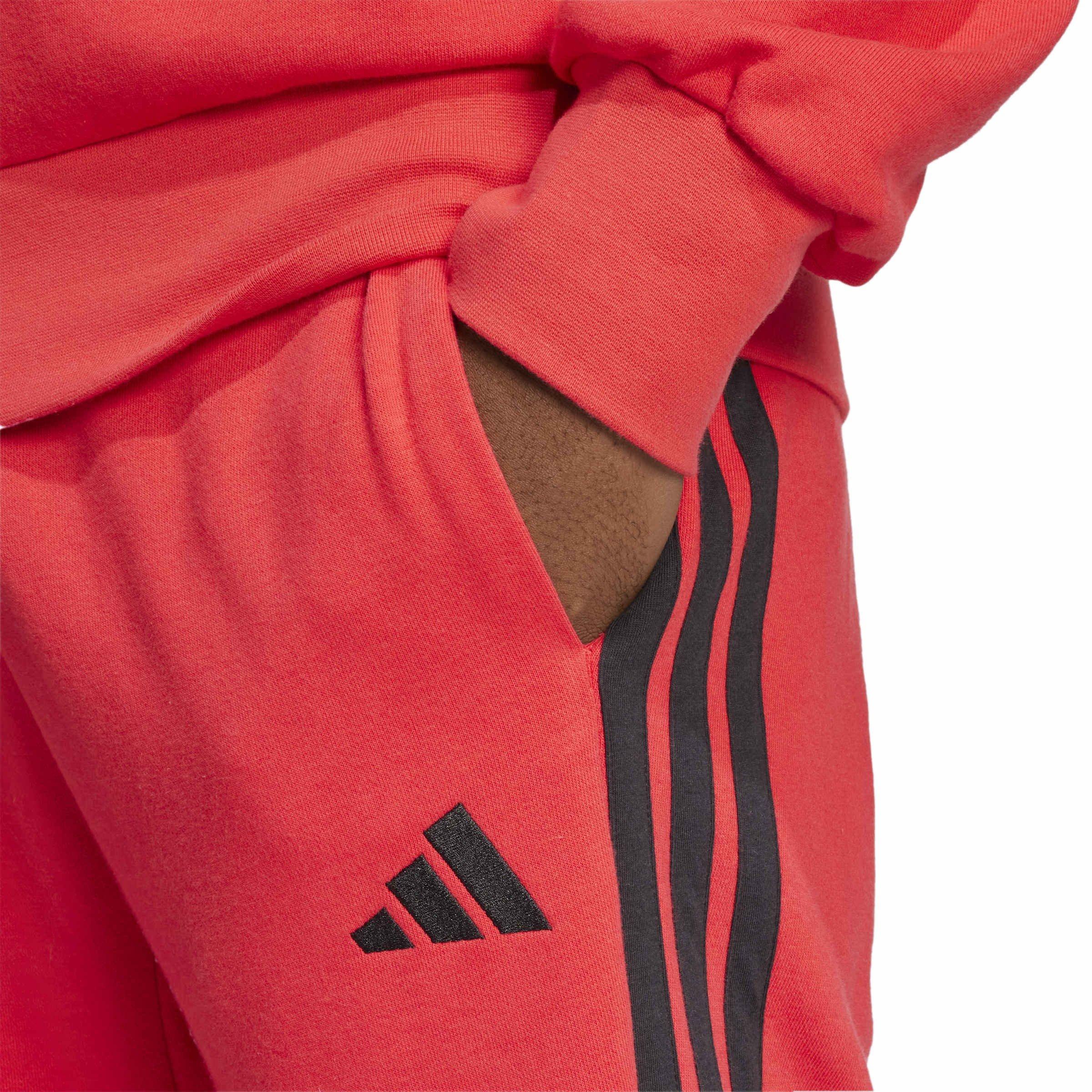 Pure Ruby/Black - adidas - Men's Jersey Joggers - 5