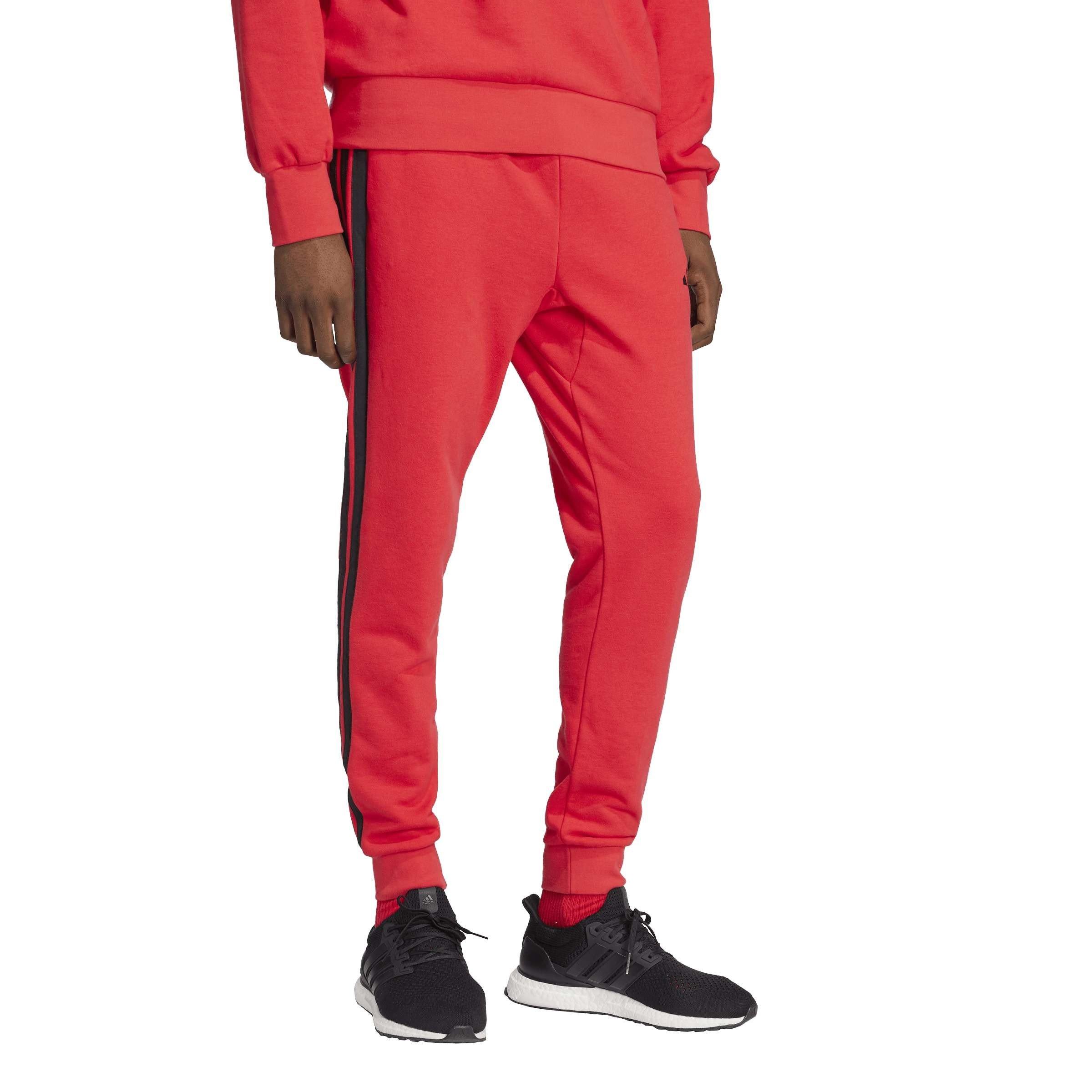 Pure Ruby/Black - adidas - Men's Jersey Joggers - 6