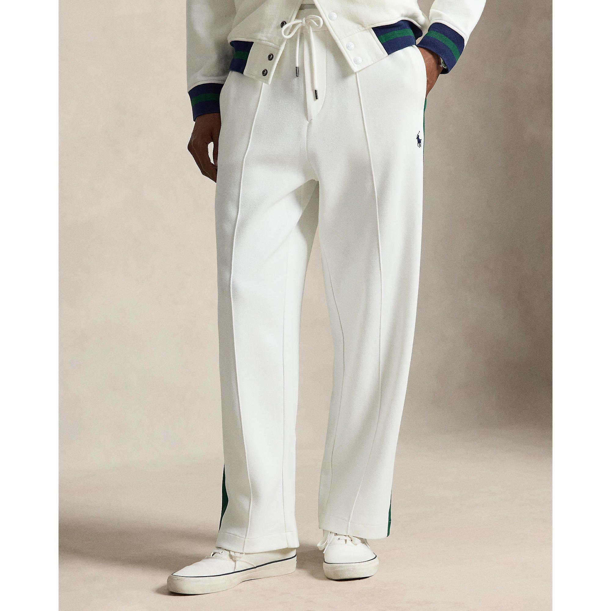 White - Polo Ralph Lauren - Men's Open Hem Fleece Joggers - 2