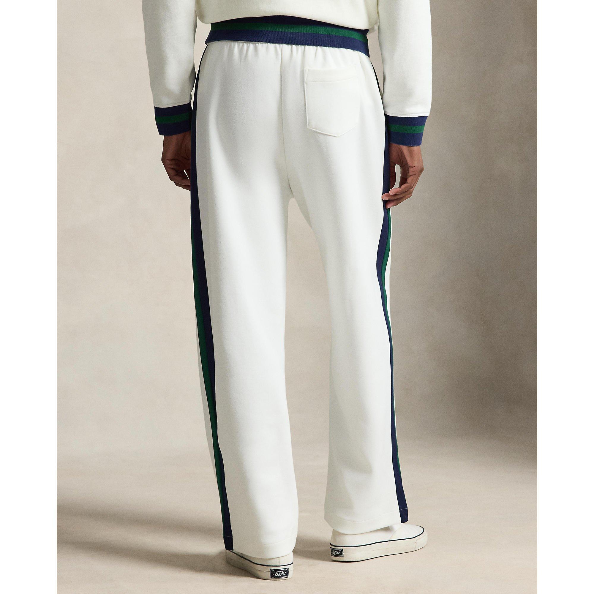 White - Polo Ralph Lauren - Men's Open Hem Fleece Joggers - 3