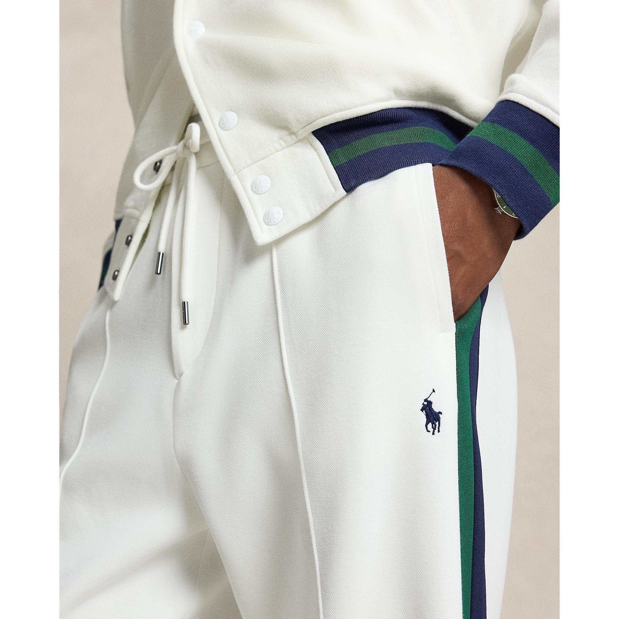 White - Polo Ralph Lauren - Men's Open Hem Fleece Joggers - 4