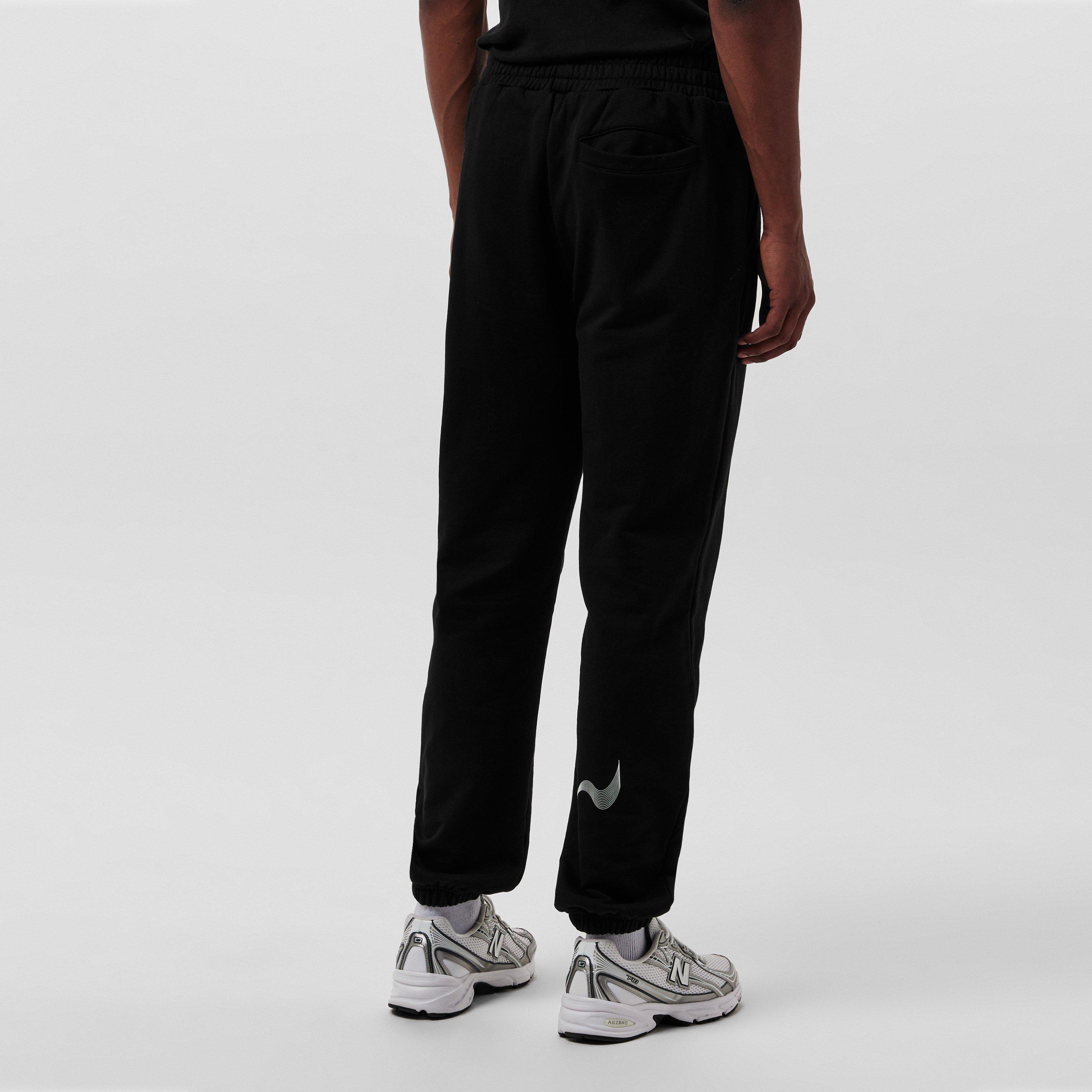 Black - Hybrid Performance - Men's Performance Fleece Tracksuit Bottoms - 4