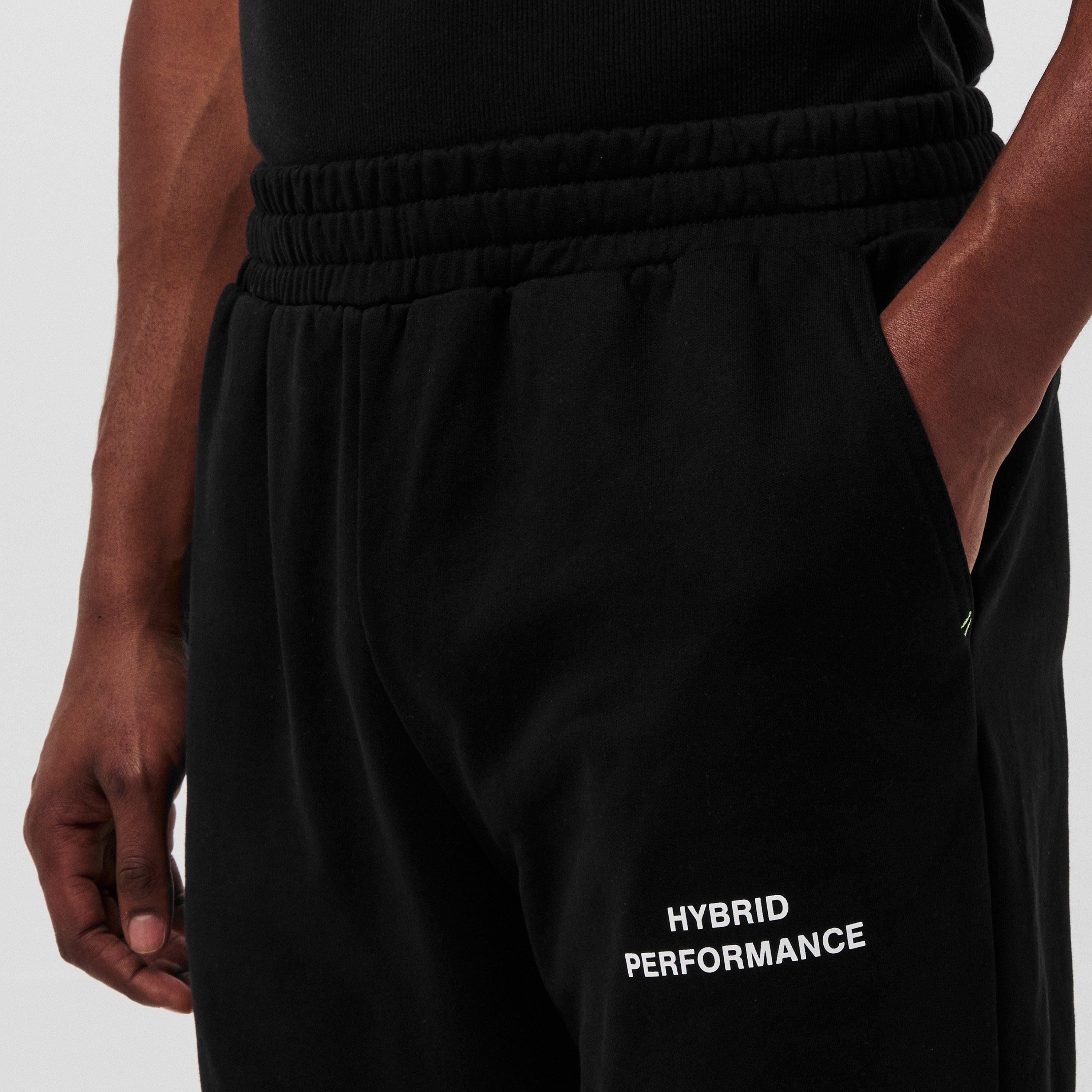 Black - Hybrid Performance - Men's Performance Fleece Tracksuit Bottoms - 5