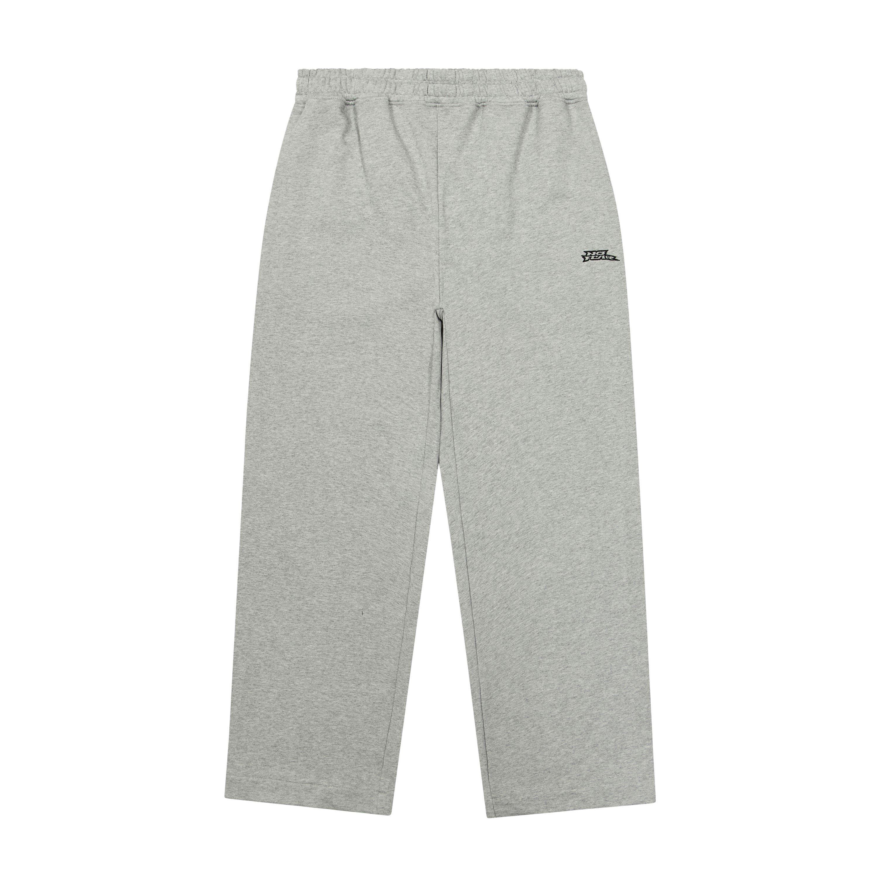 No Fear Men's Uncuffed Jogging Bottoms - Grey - S