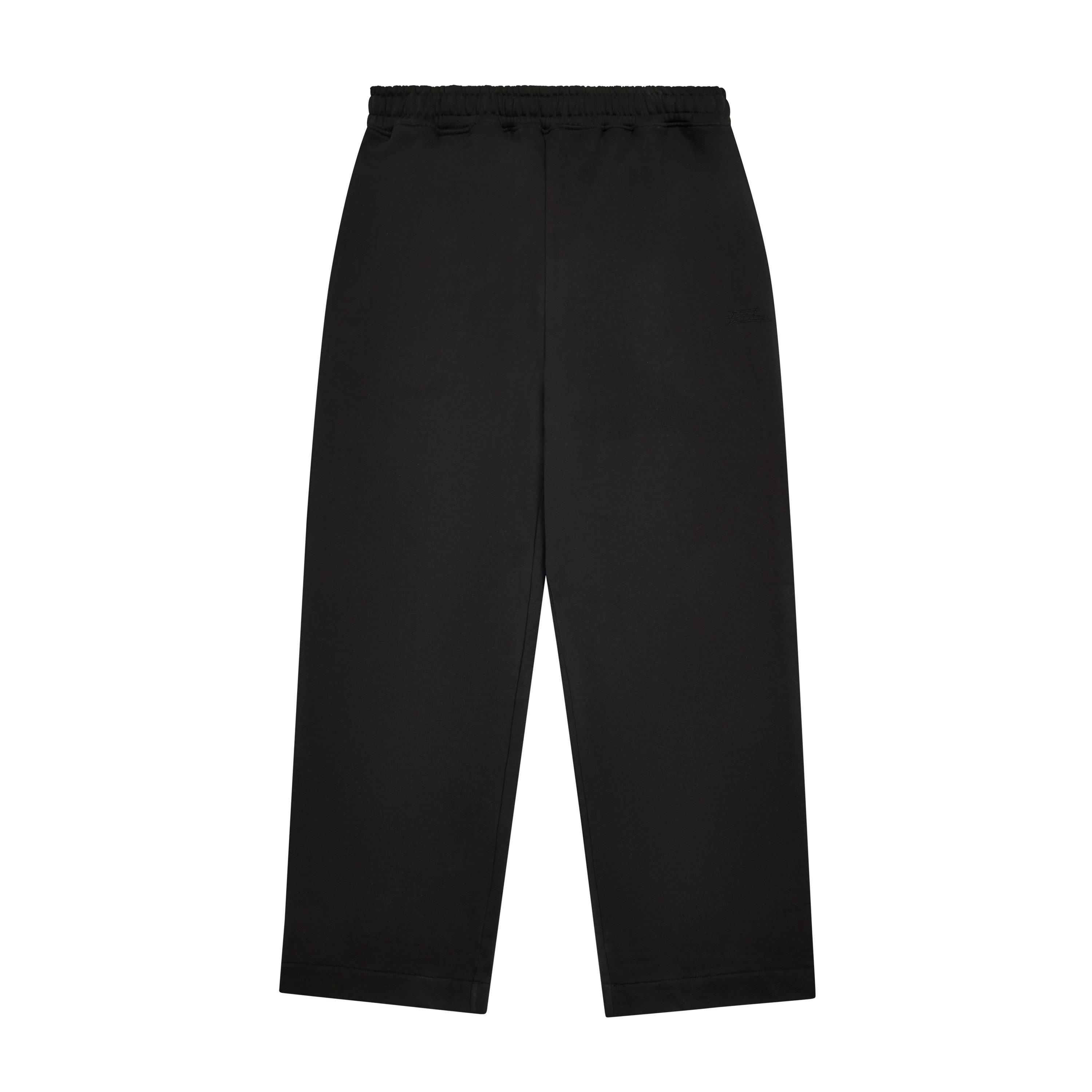 No Fear Men's Uncuffed Jogging Bottoms - Black - L