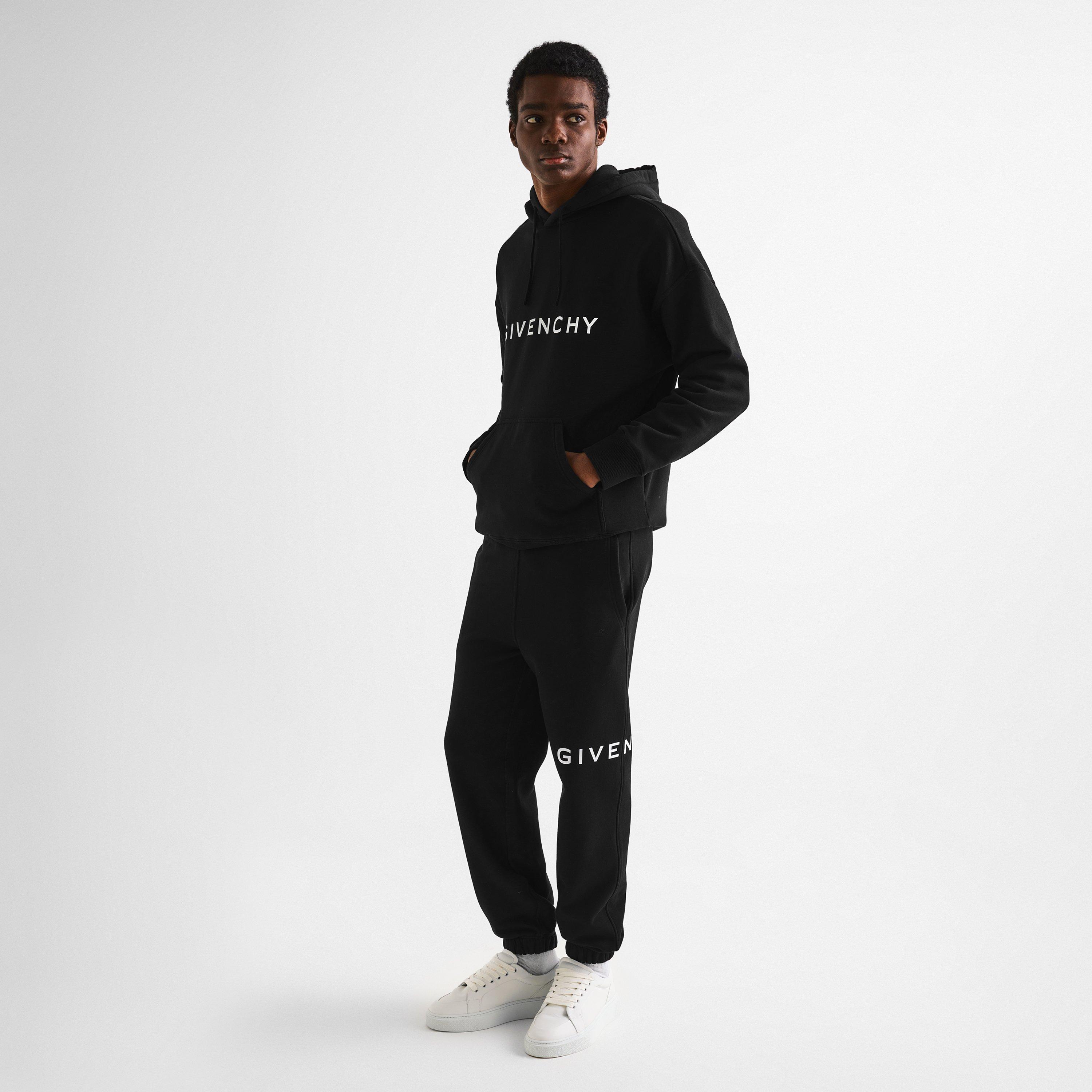 Black - GIVENCHY - Men's GIV Closed Hem Fleece Slim Fit Joggers - 6