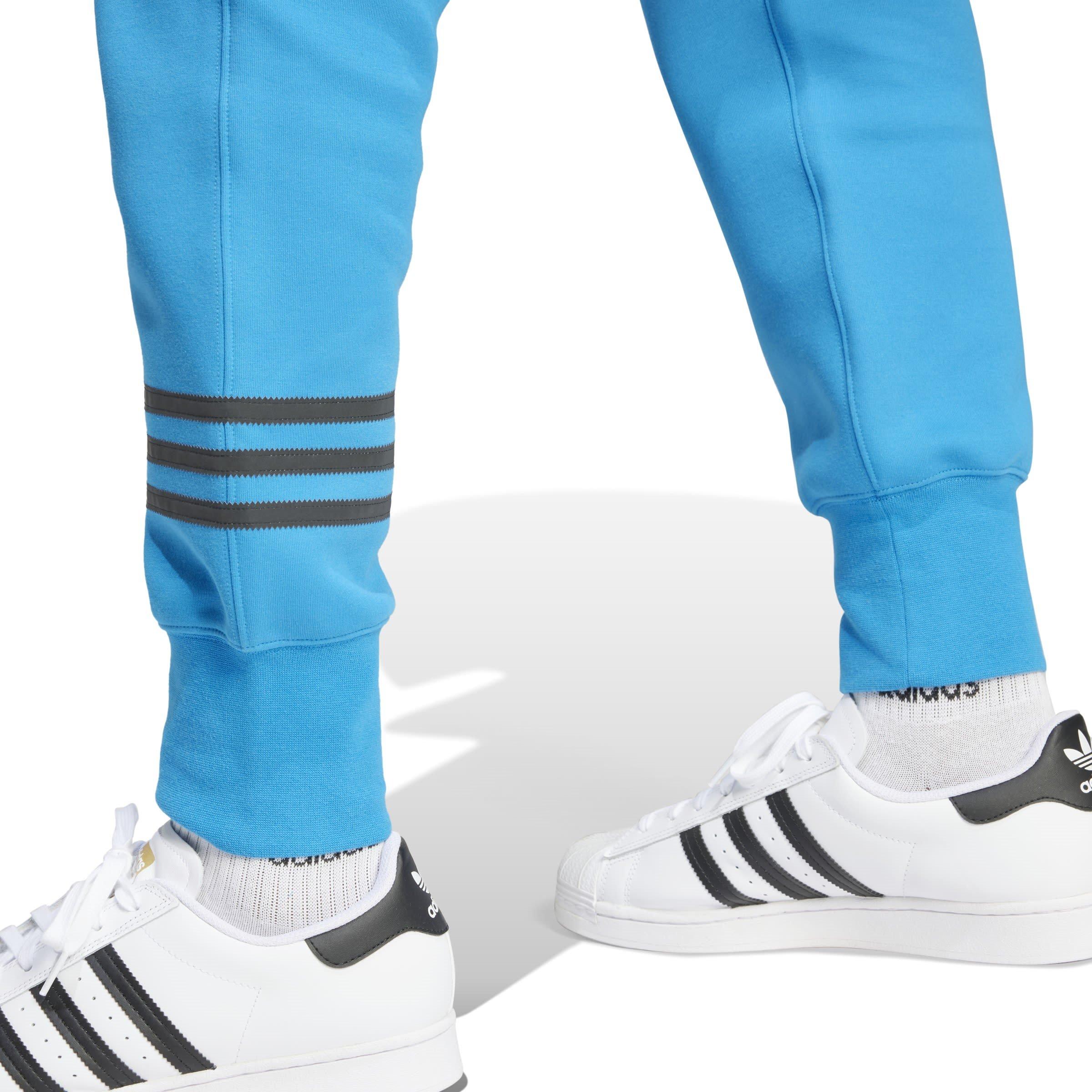 Bright Blue - adidas Originals - Neuclassi Closed Hem Fleece Joggers - 5