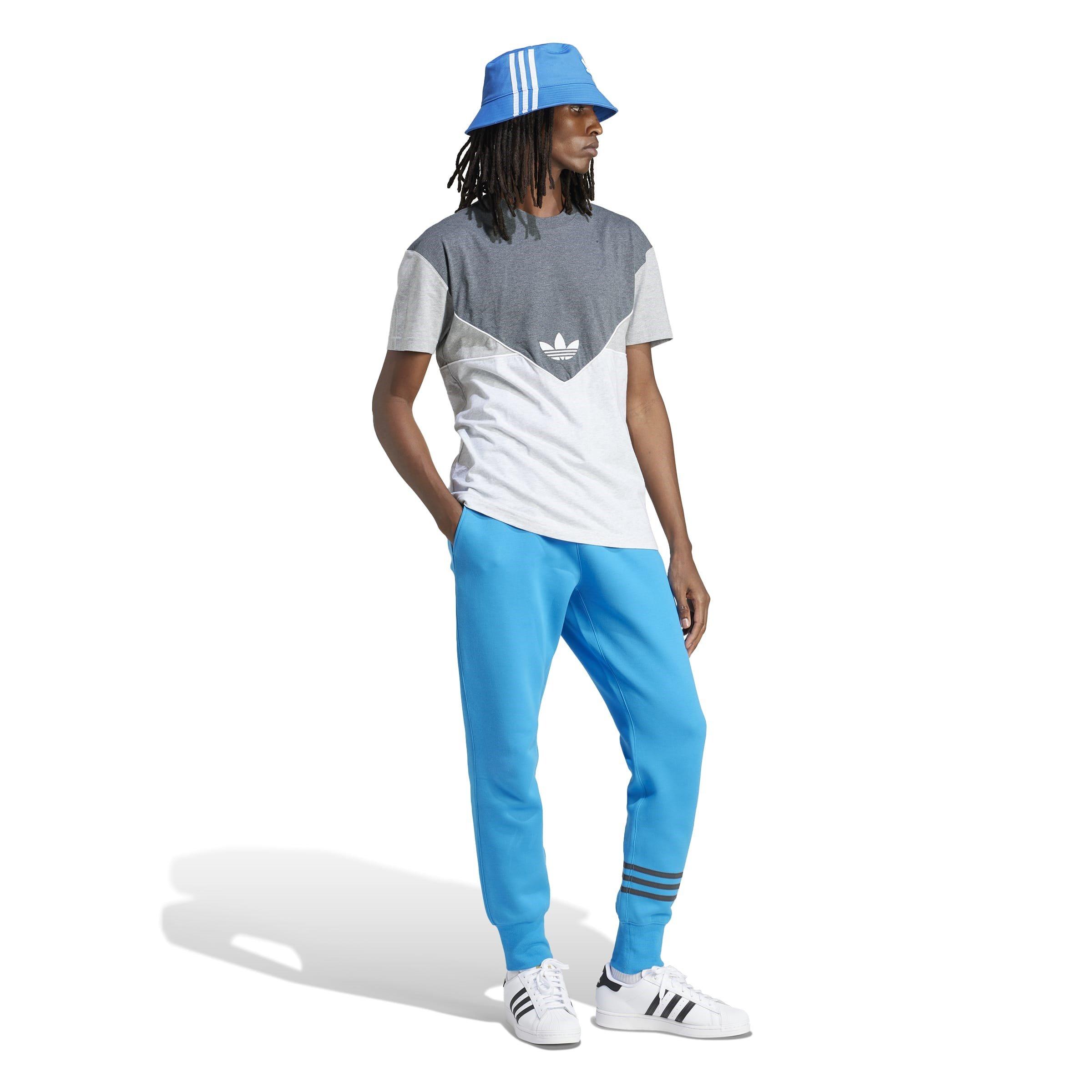 Bright Blue - adidas Originals - Neuclassi Closed Hem Fleece Joggers - 6