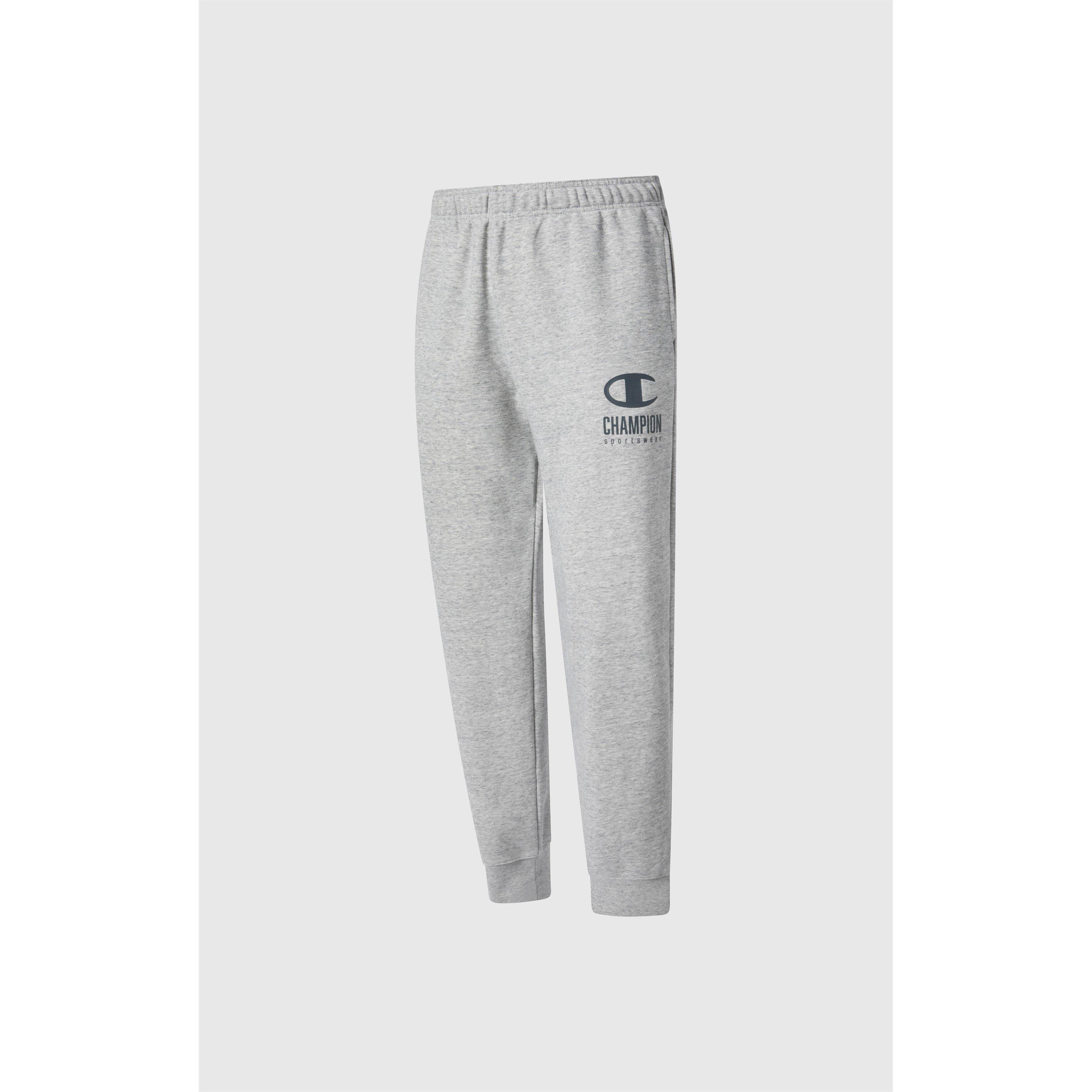 Gris - Champion - Men's Closed Hem Jersey Jogging Bottoms - 3