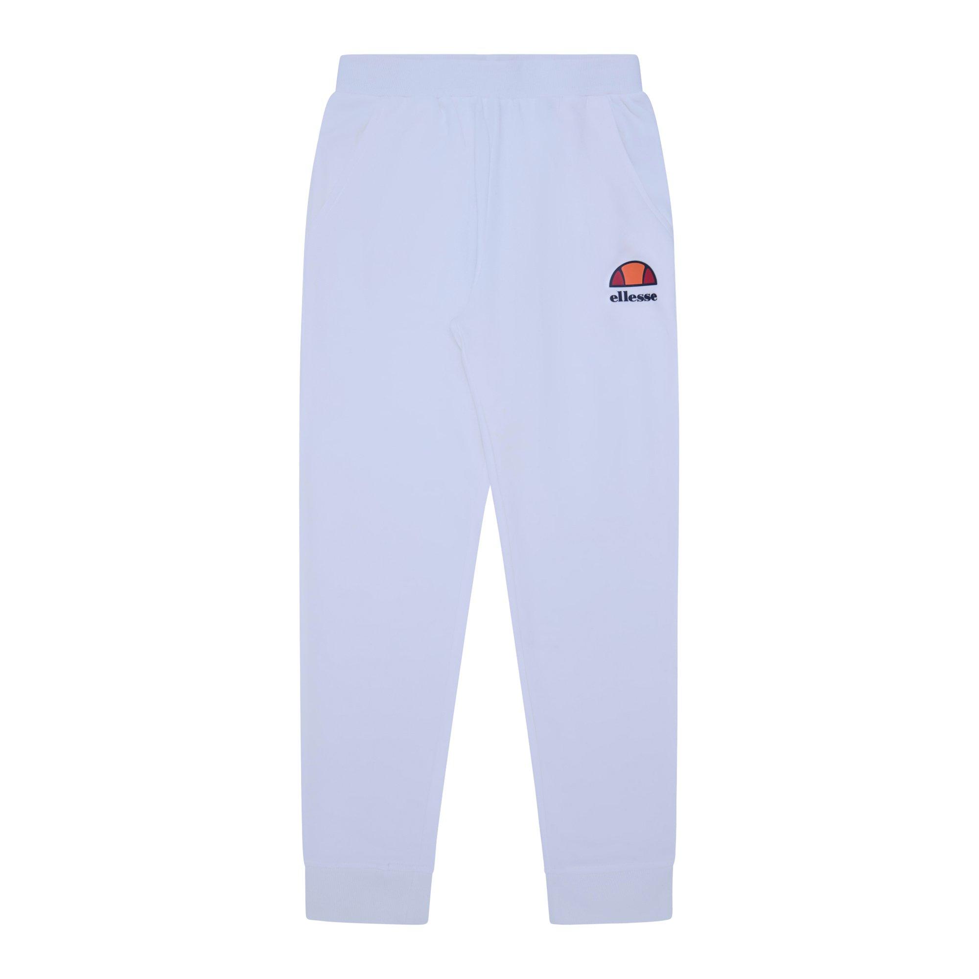 White - Ellesse - Men's Saxcony Closed Hem Jersey Joggers - 1