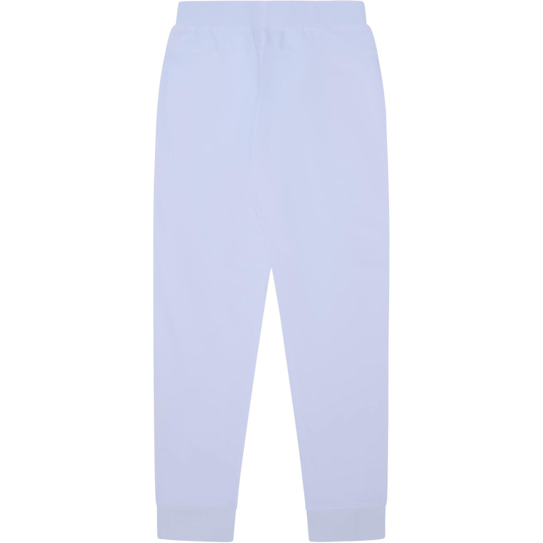 White - Ellesse - Saxcony Closed Hem Jersey Joggers - 2