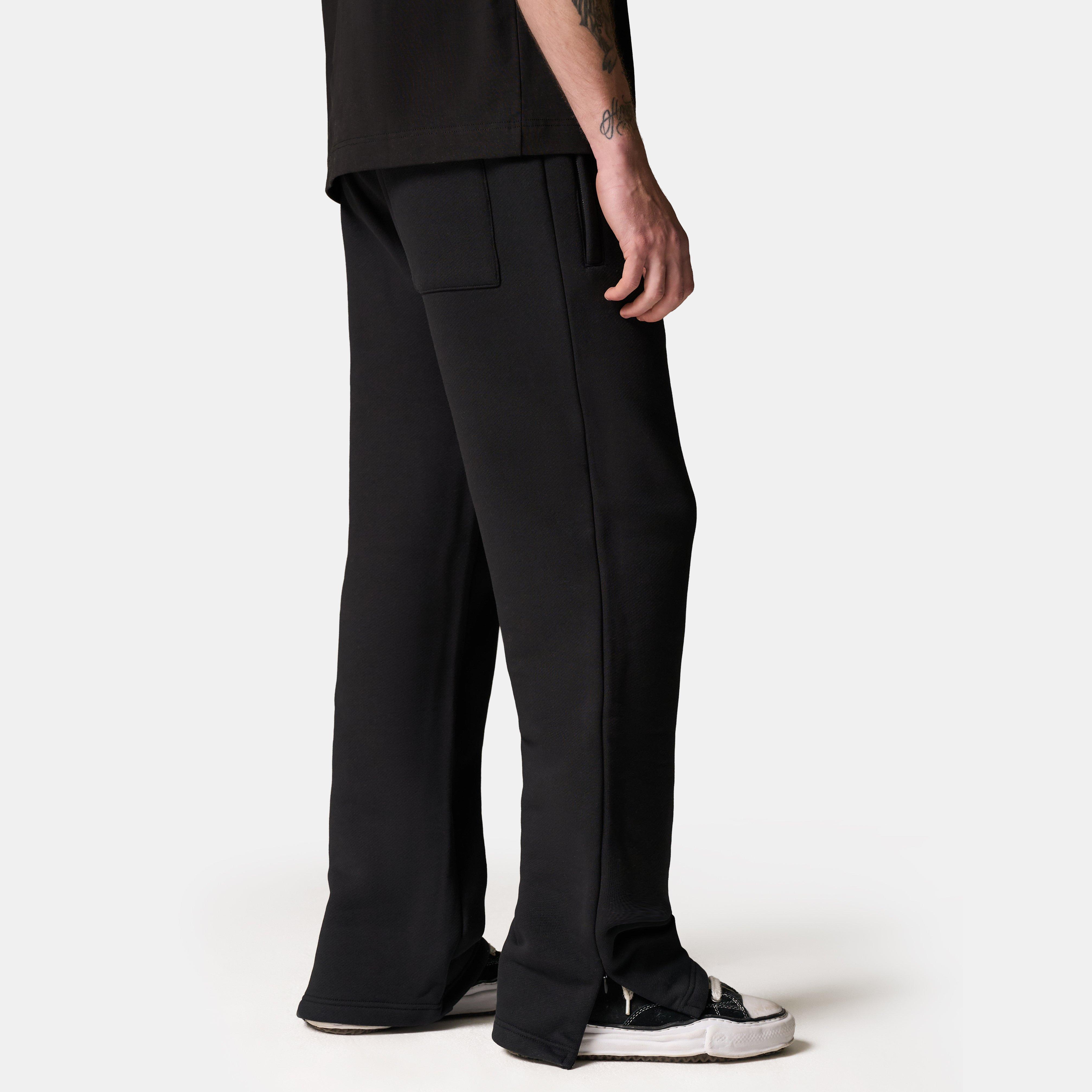 Black - The Couture Club - Mens Heavyweight Monogram Straight Leg Joggers - 6