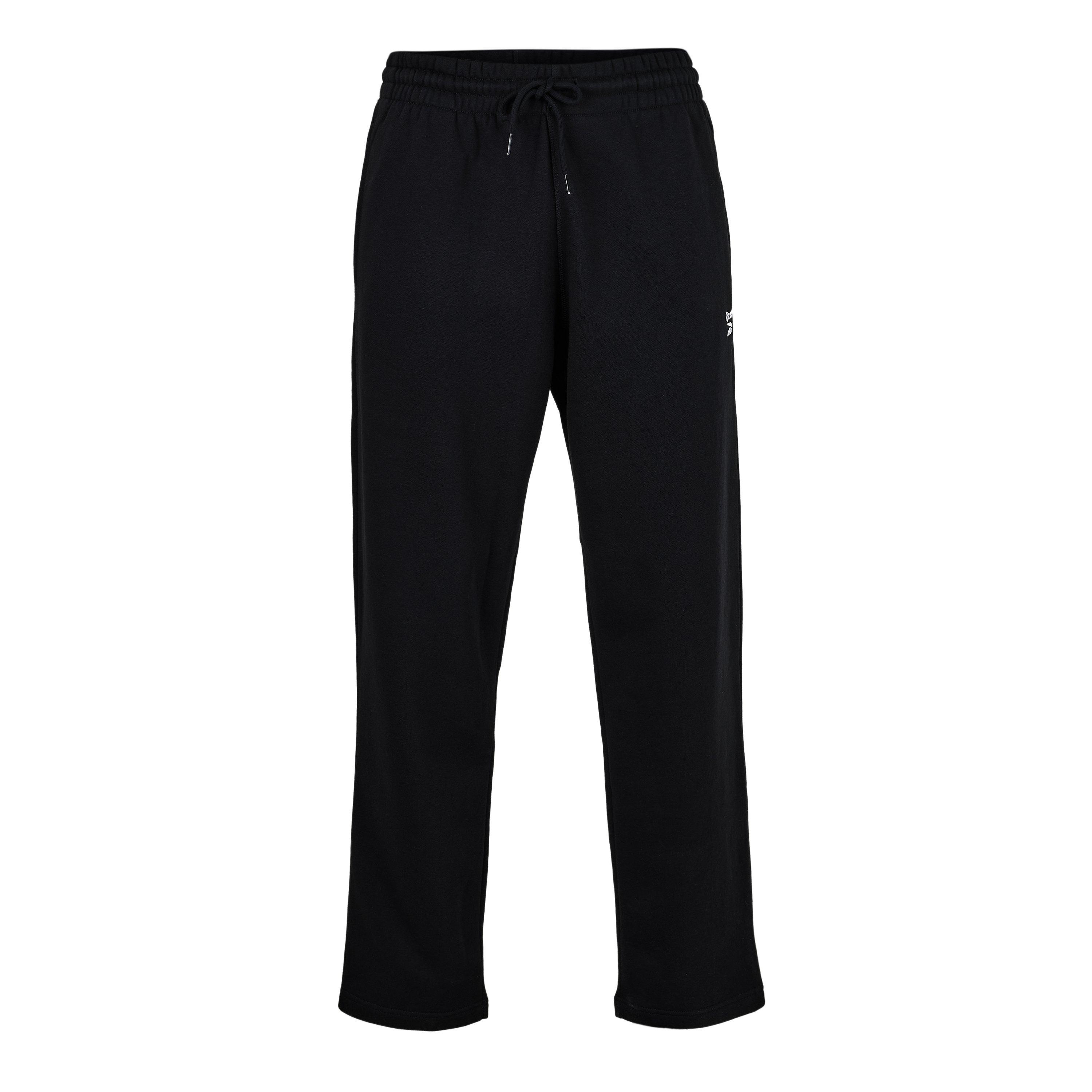 Reebok Men's Identity Open Hem Fleece Jogging Bottoms - Black - S