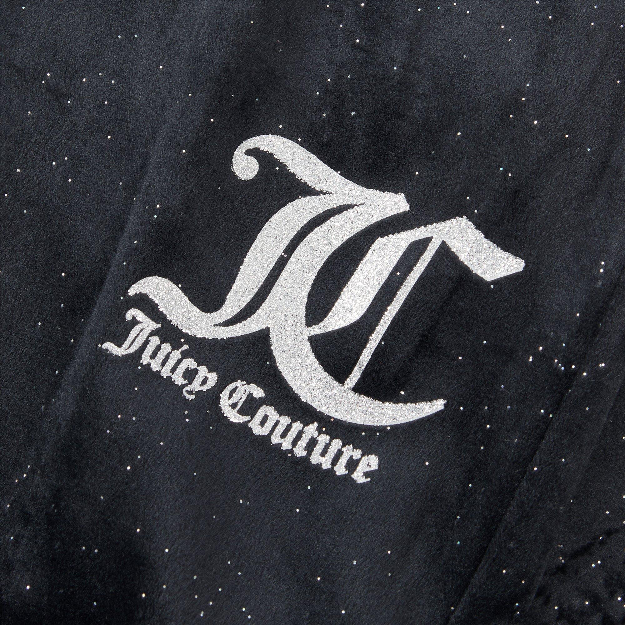 Black 102 - Juicy Couture - Girls Glitter Velour Flared Joggers - 3