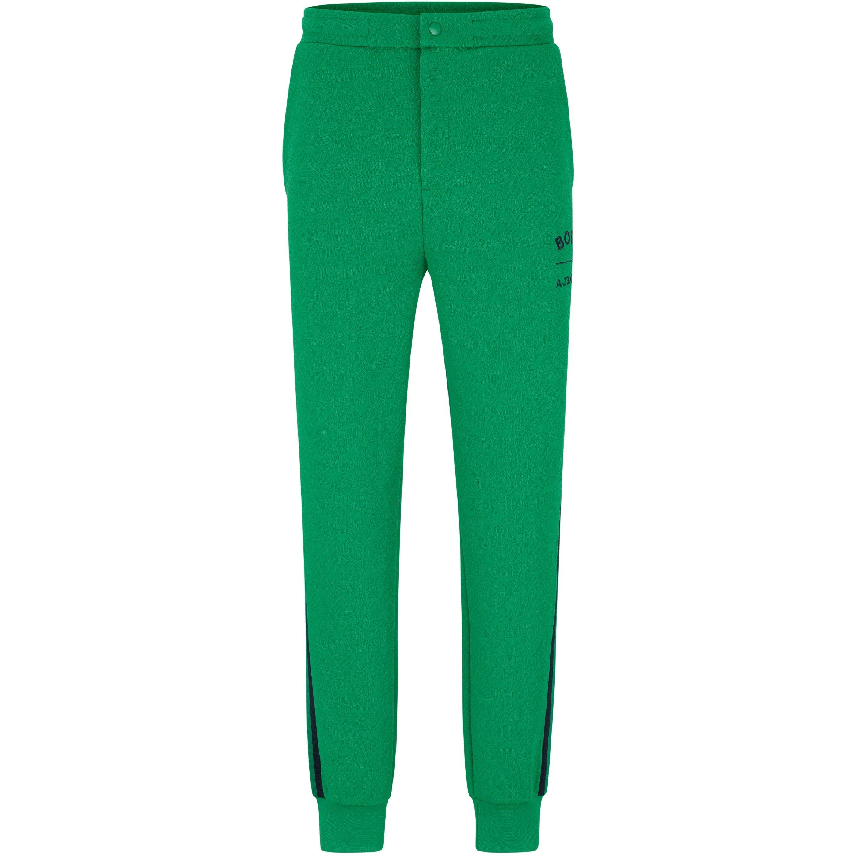 Boss Men's Hover Aj Closed Hem Fleece Joggers - Open Green - XL