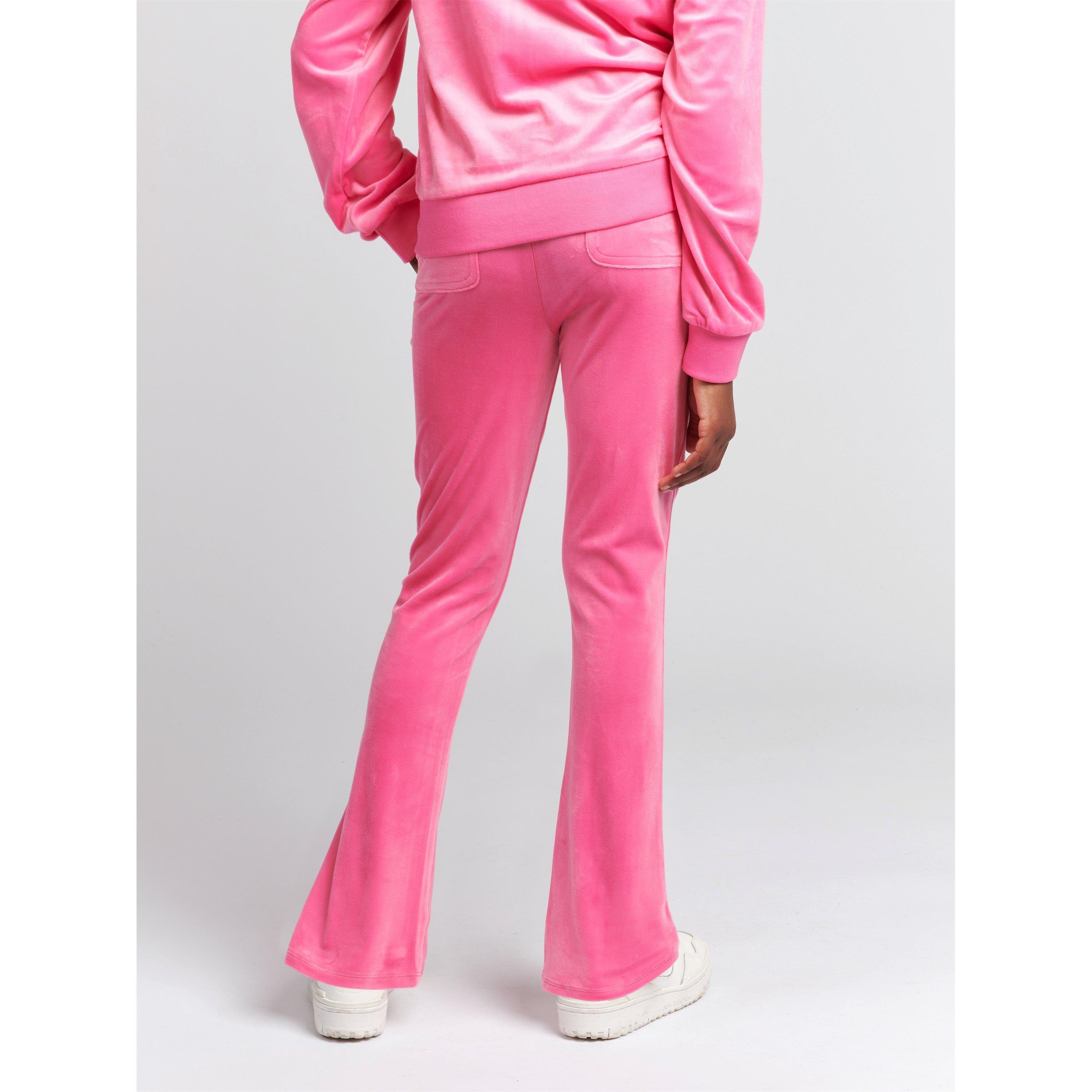 Hot Pink 721 - Juicy Couture - Diamante Bootcut Joggers Juniors - 2