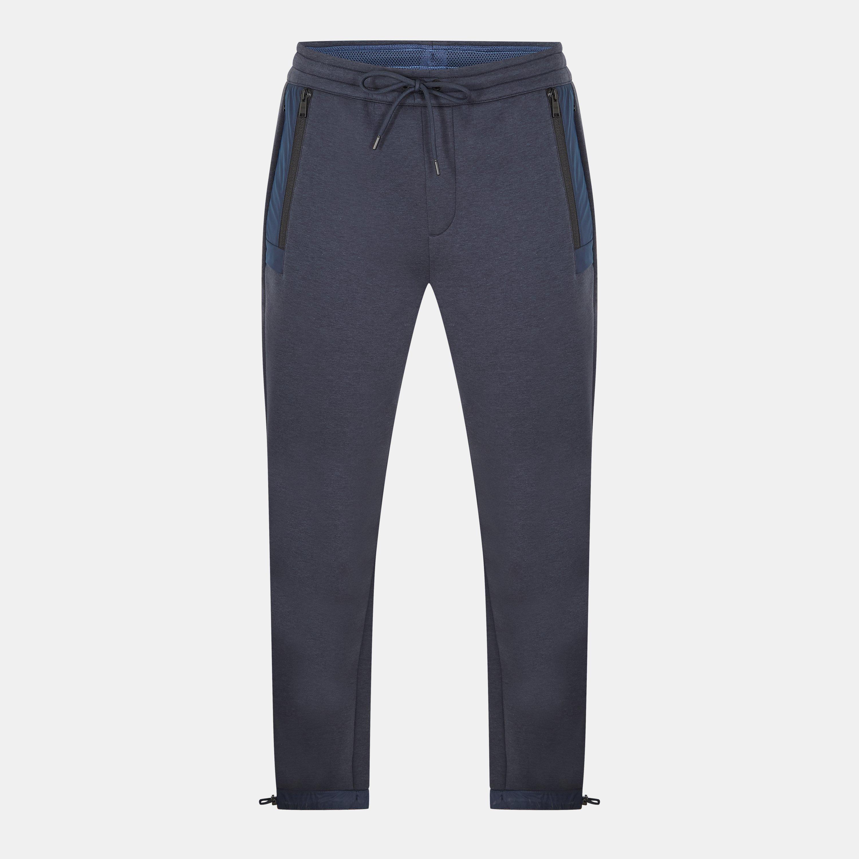 Dark Blue - Boss - Men's P Lamont Fleece Joggers - 1