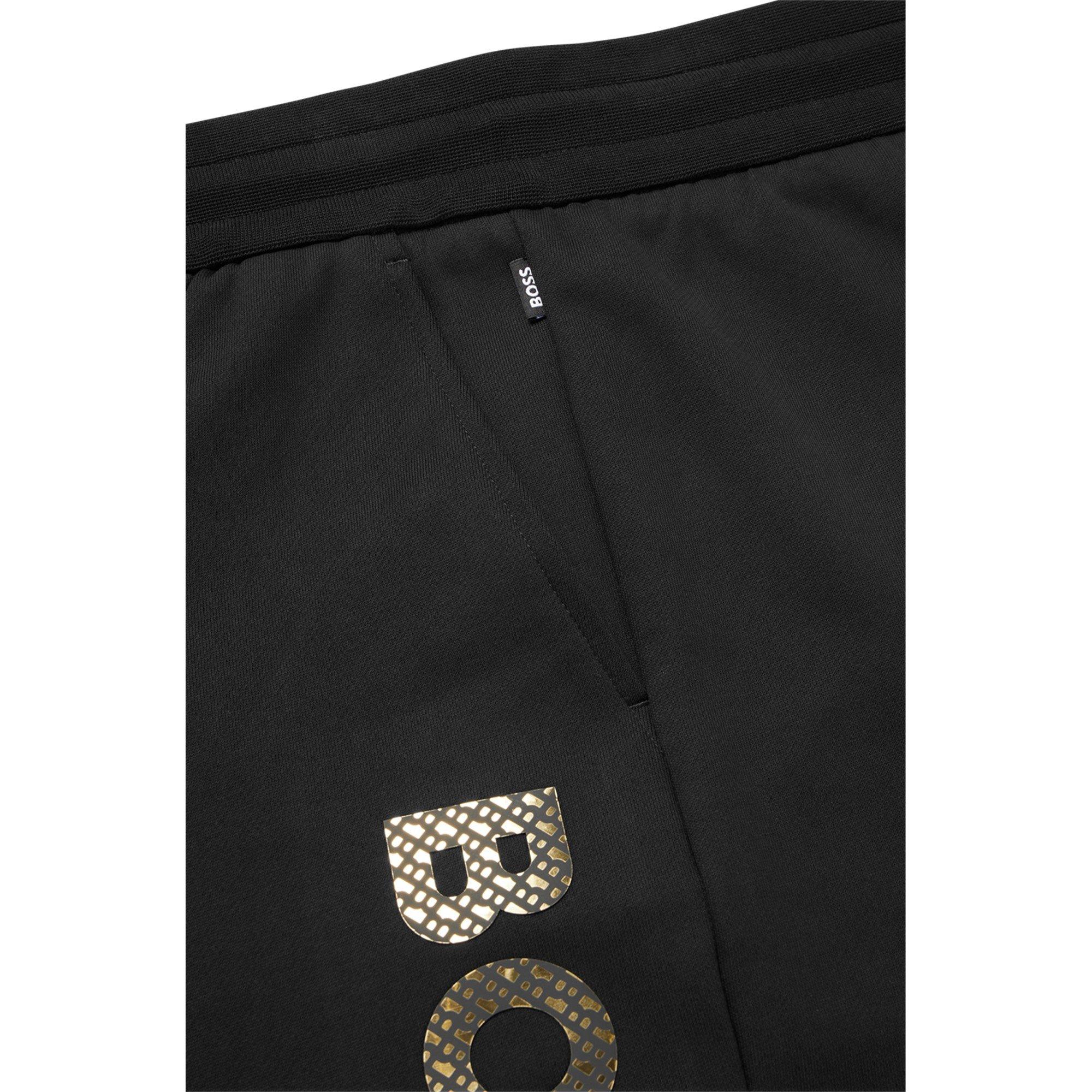 Black - Boss - Men's Closed Hem Jersey Joggers - 6