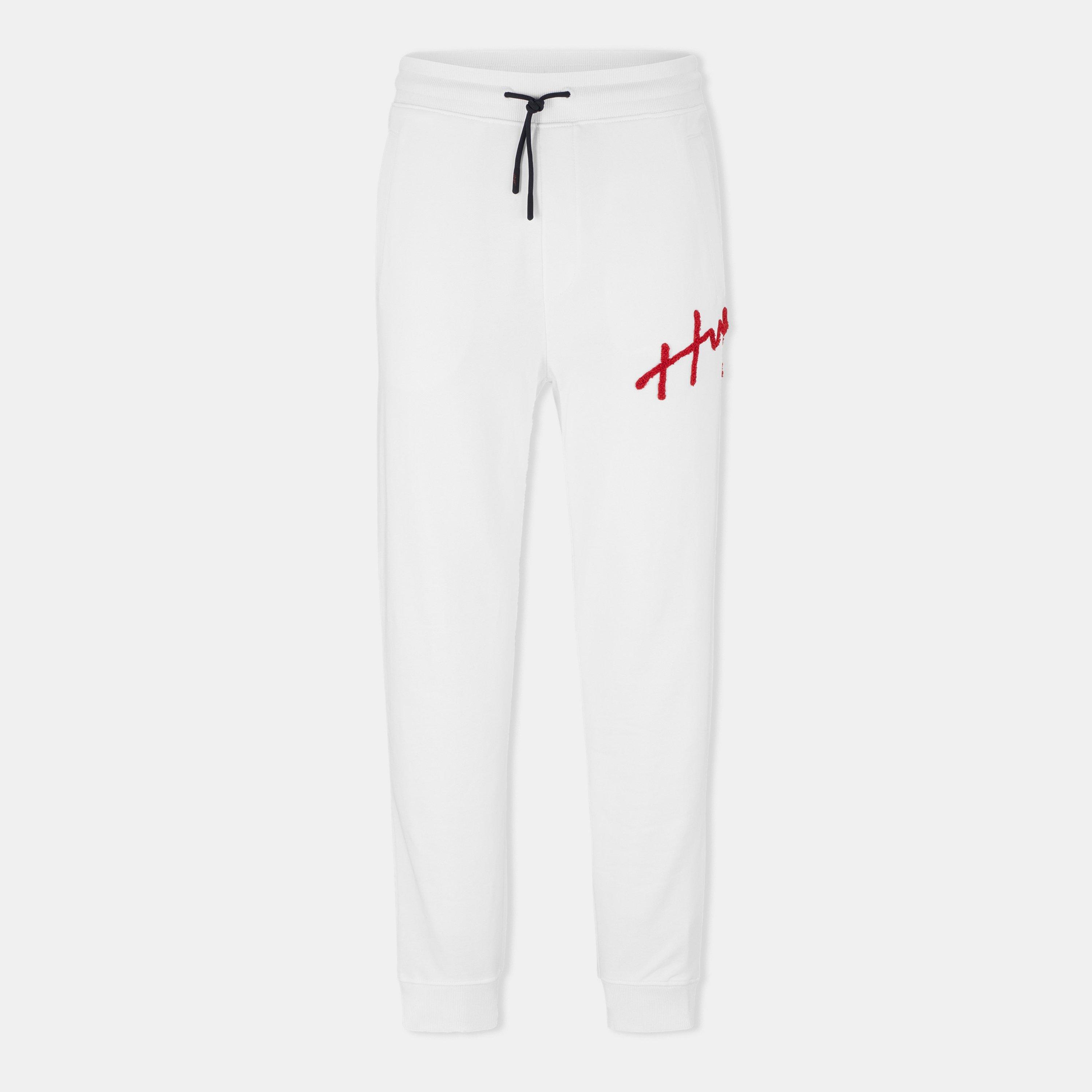 White - Hugo - Men's Drog Closed Hem Jersey Joggers