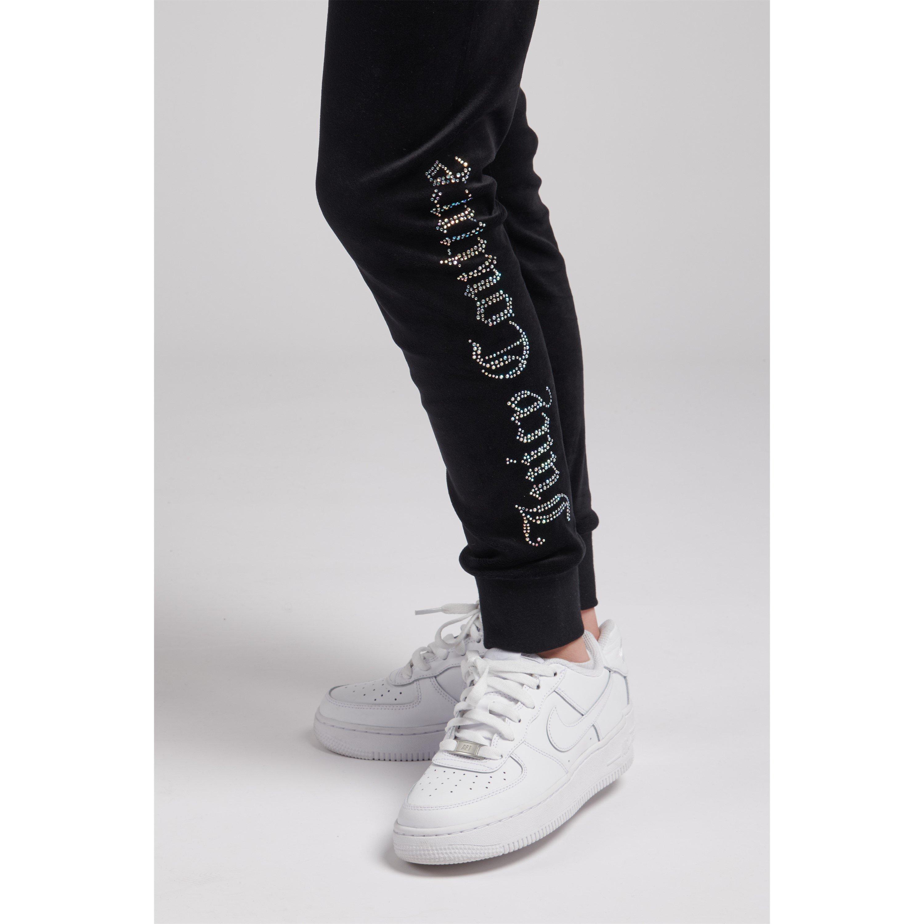 Jet Black 102 - Juicy Couture - Diamond Slim Girls Joggers - 3