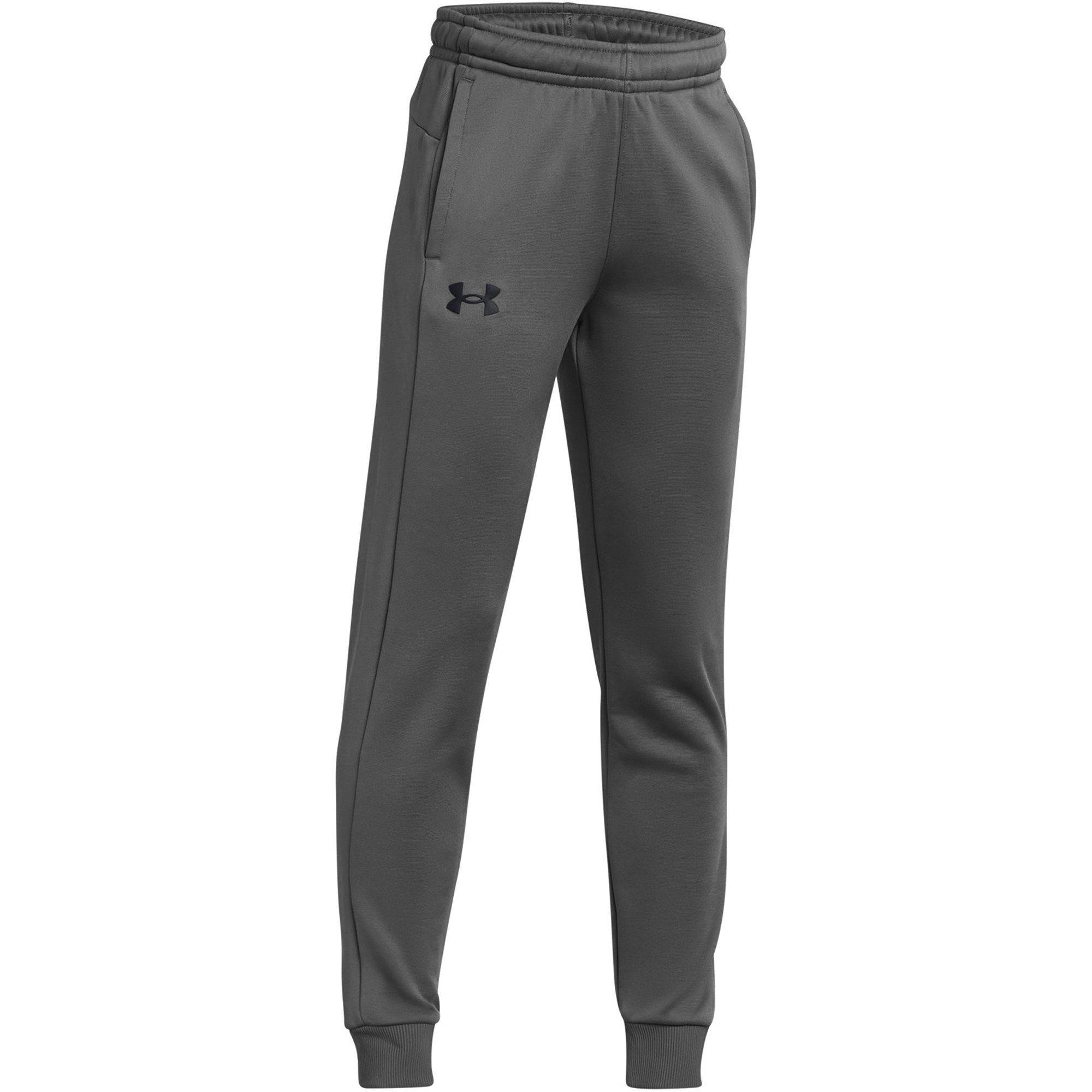 Gray - Under Armour - Under Armour Ua Fleece Joggers Tracksuit Bottom Boys - 3