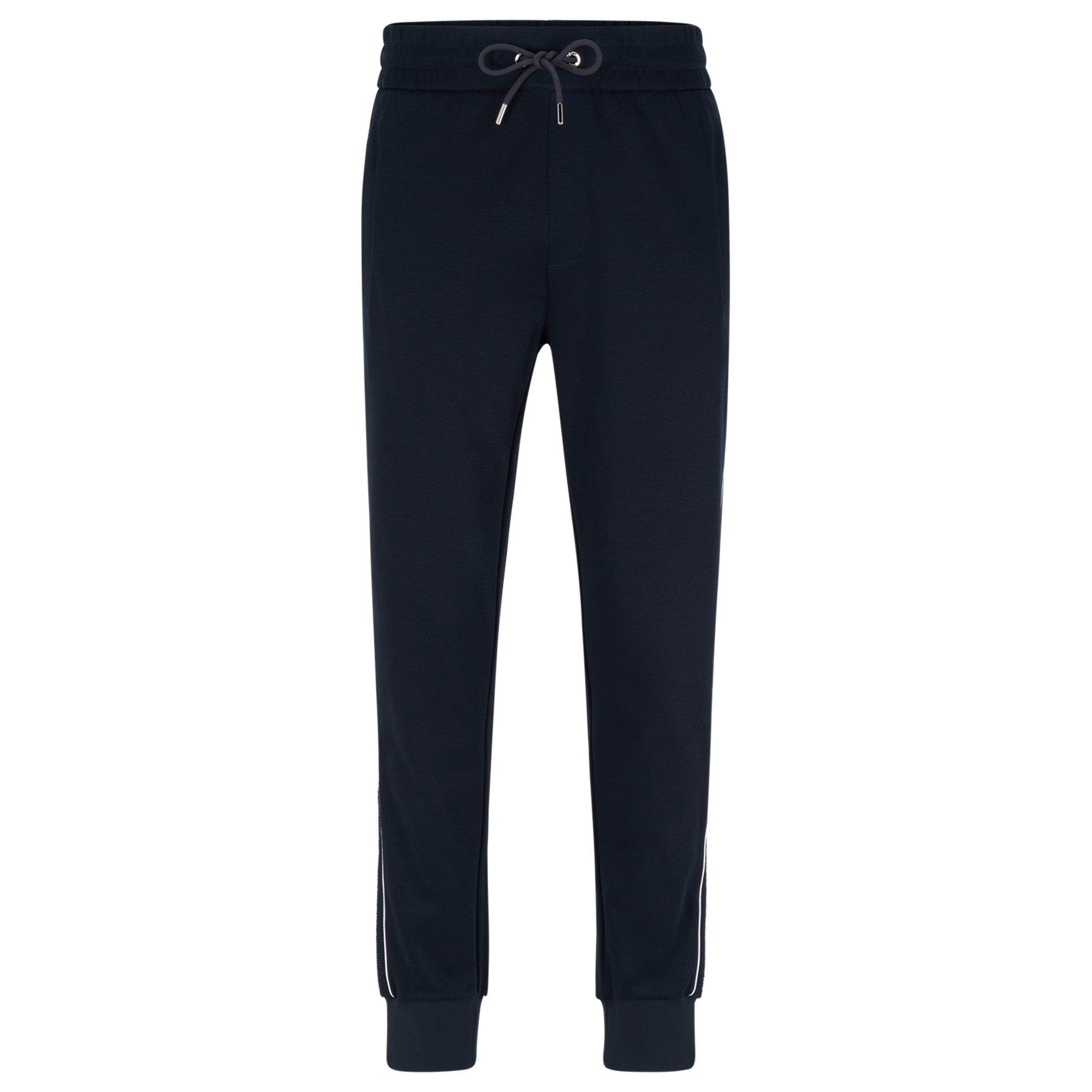 Boss Men's Lamont 260 Ps Closed Hem Jogging Bottoms - Dark Blue - 2XL