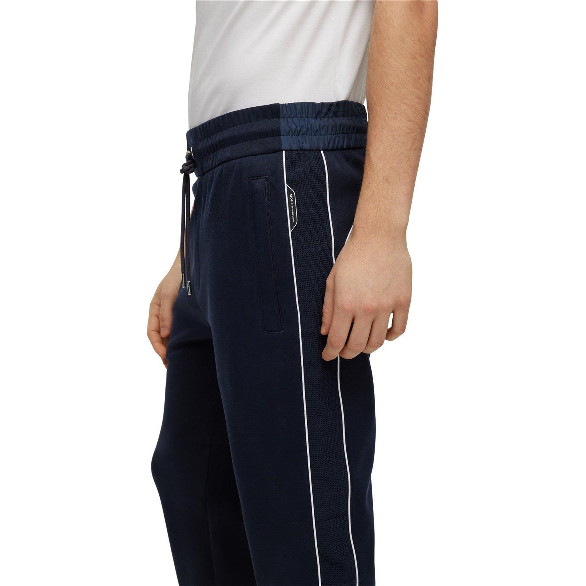 Dark Blue - Boss - Men's  Lamont 260 Ps Closed Hem Jogging Bottoms - 4