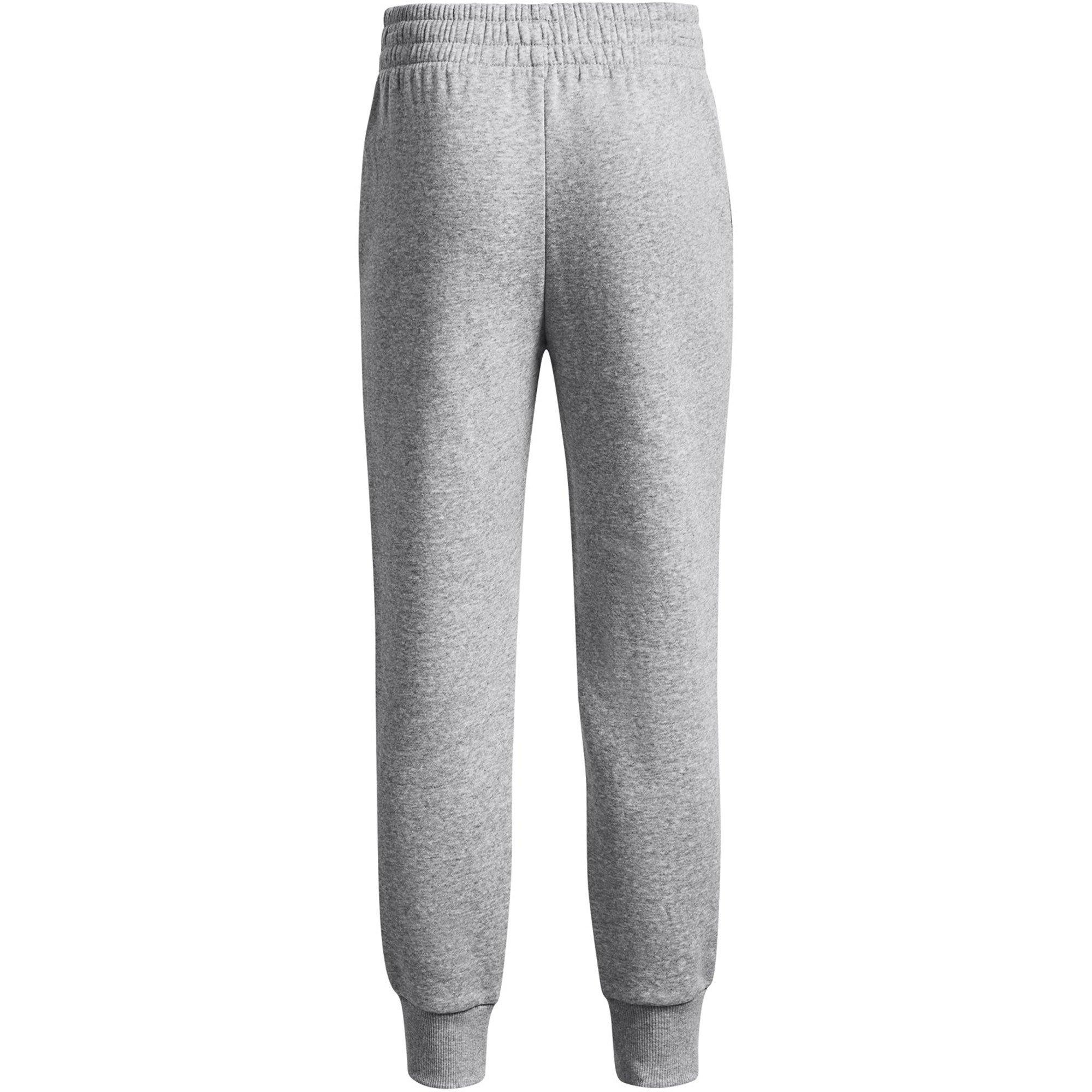 Gray - Under Armour - Under Armour Ua Rival Fleece Joggers Tracksuit Bottom Girls - 2