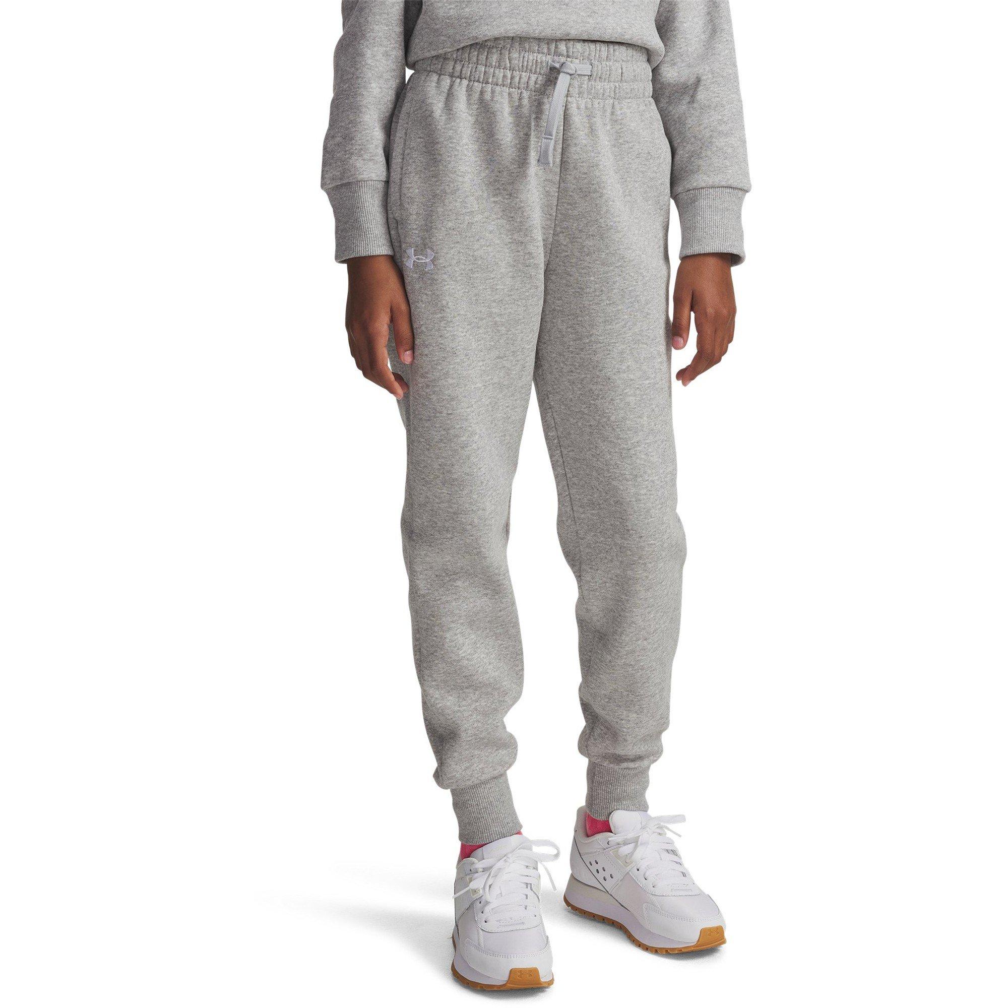 Gray - Under Armour - Under Armour Ua Rival Fleece Joggers Tracksuit Bottom Girls - 3