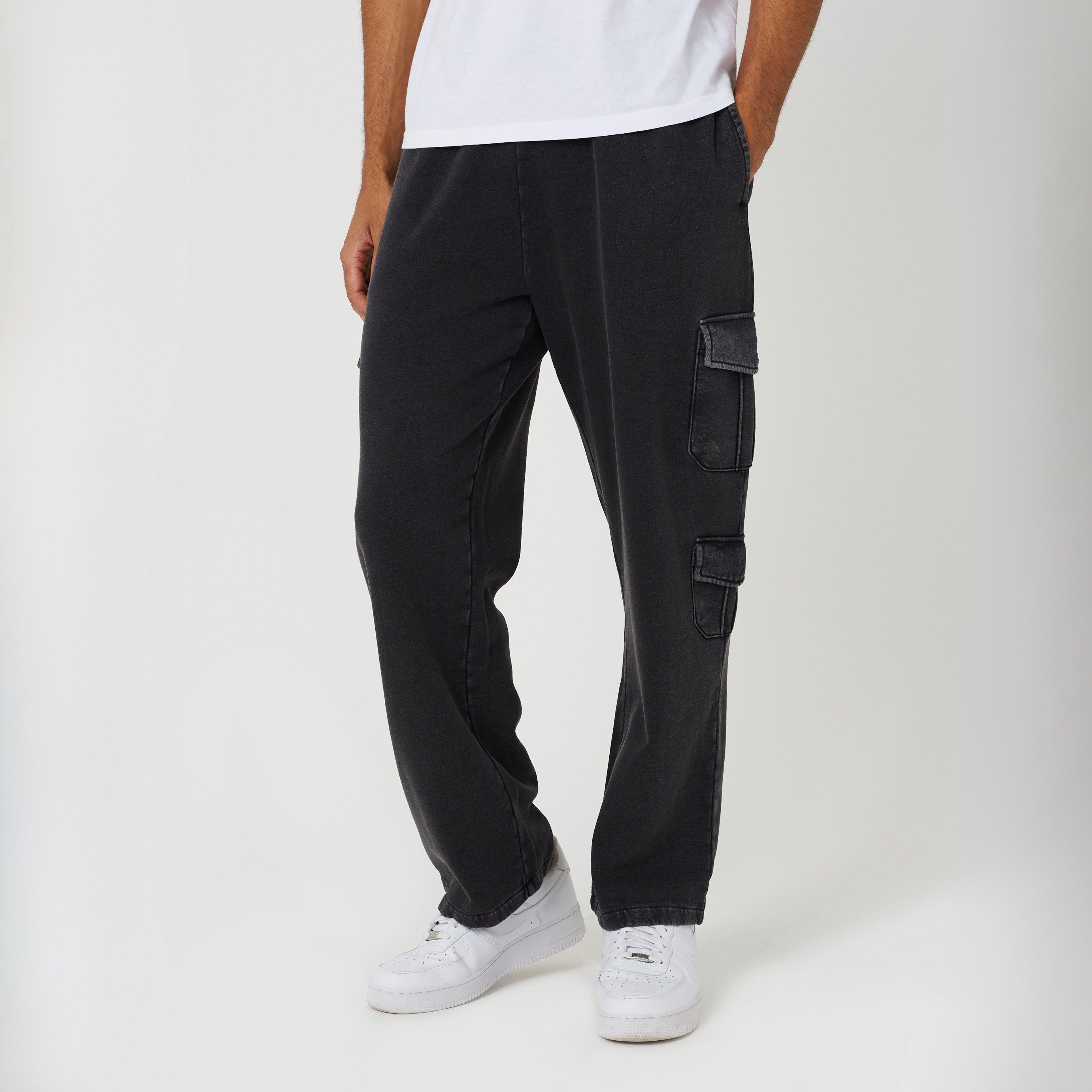 Siva pranje - Brave Soul - Brave Soul Mens Wide Leg Cargo Jogger - 1