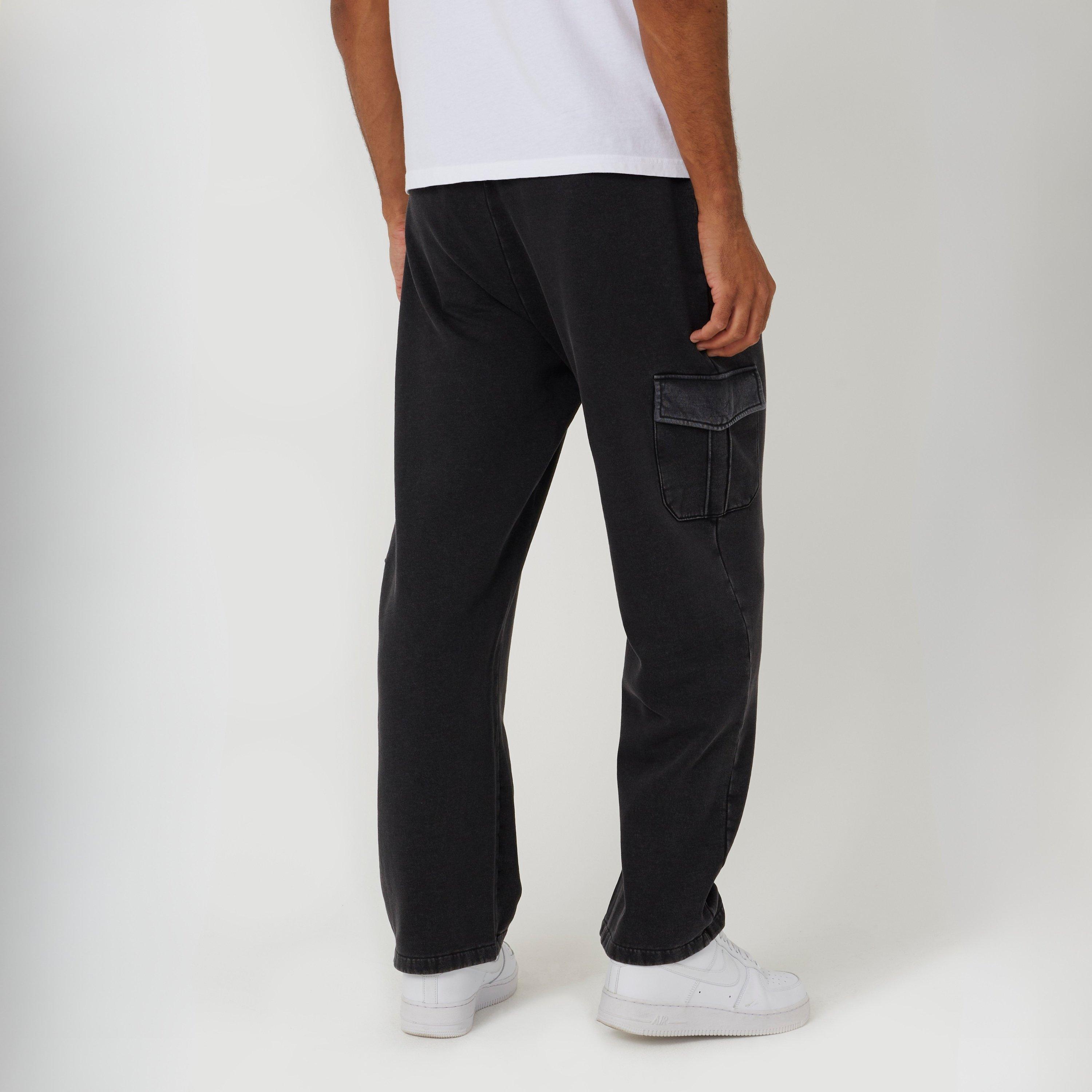Siva pranje - Brave Soul - Brave Soul Mens Wide Leg Cargo Jogger - 2