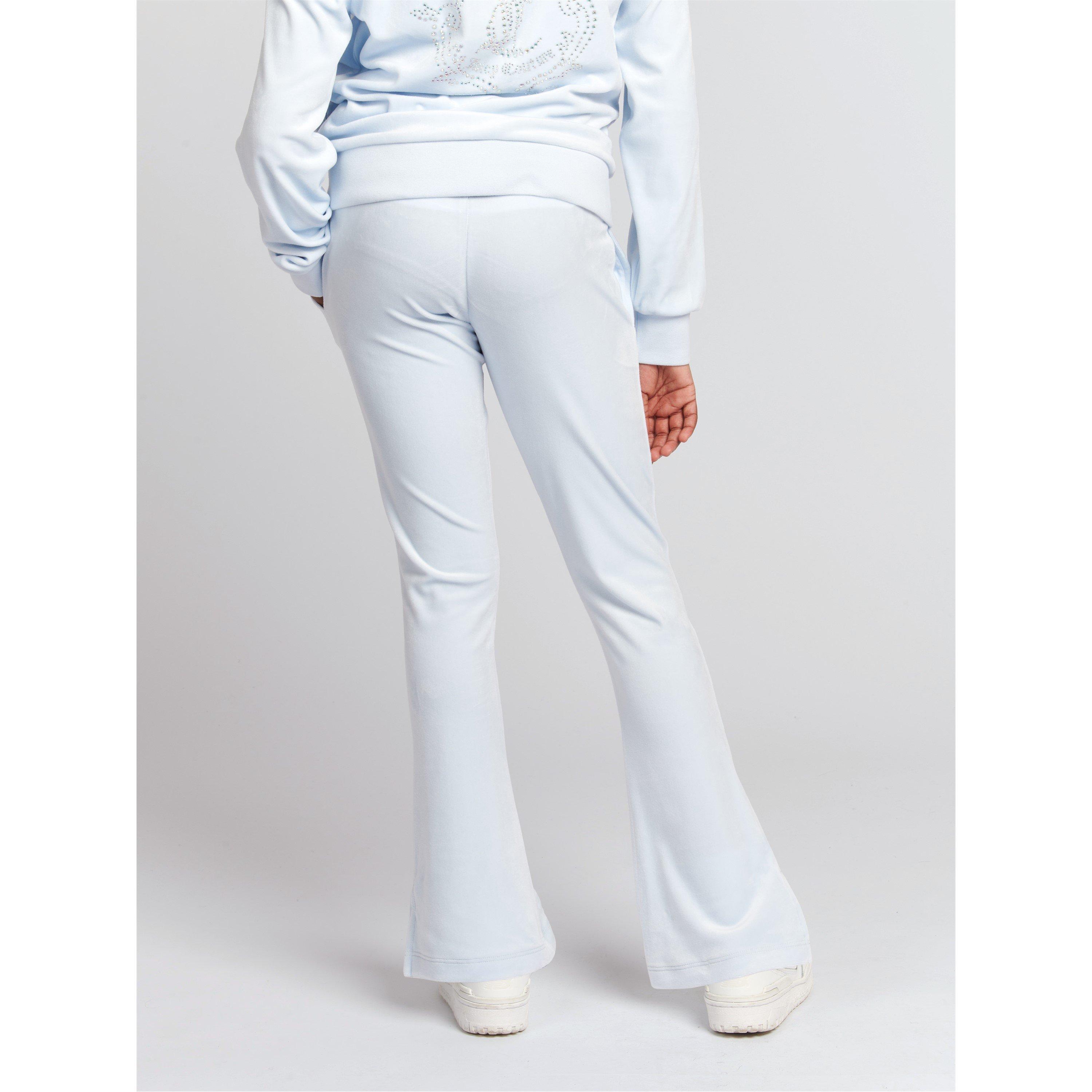 Heather E44 - Juicy Couture - Kids' Embellished Crown Monogram Open Hem Fleece Joggers - 2