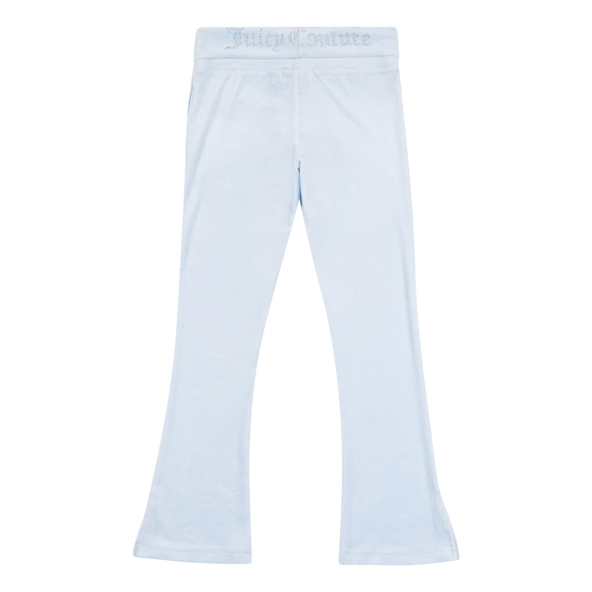 Heather E44 - Juicy Couture - Kids' Embellished Crown Monogram Open Hem Fleece Joggers - 6