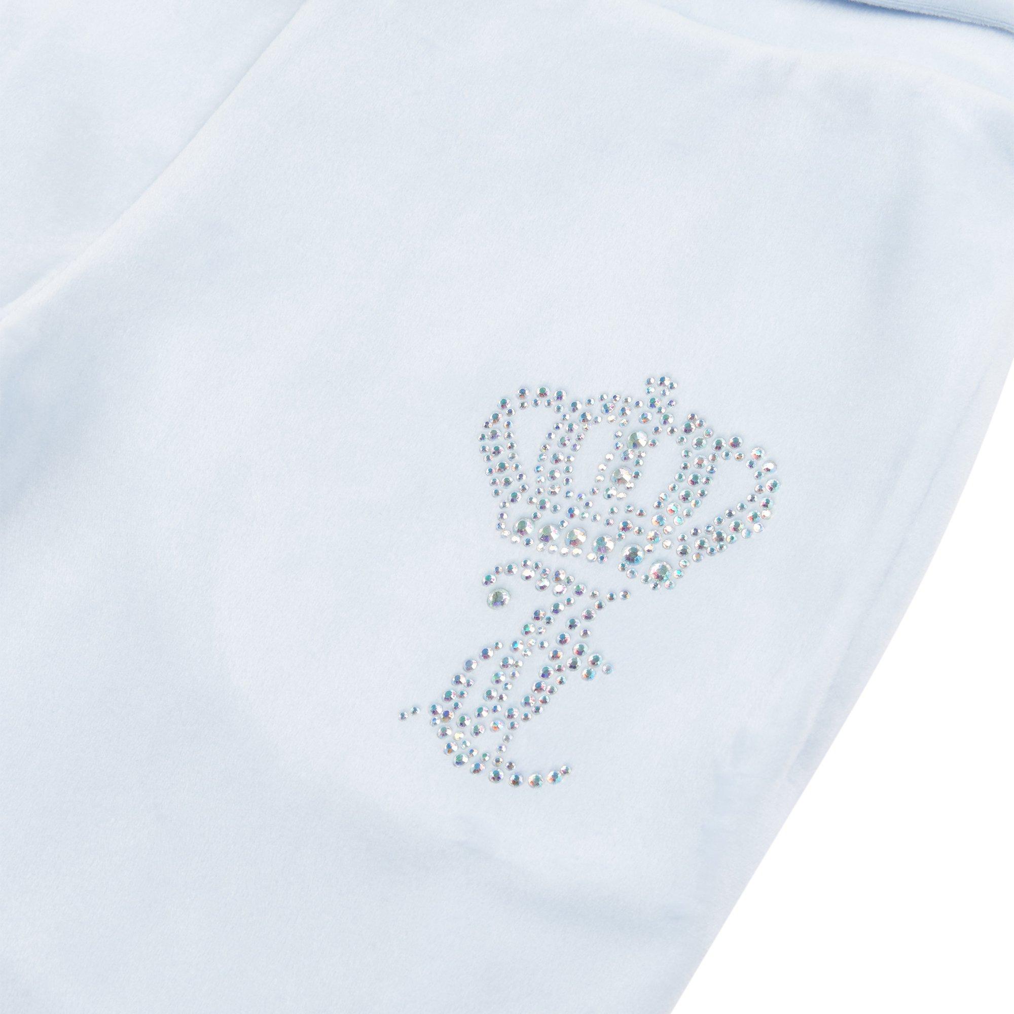 Heather E44 - Juicy Couture - Kids' Embellished Crown Monogram Open Hem Fleece Joggers - 7