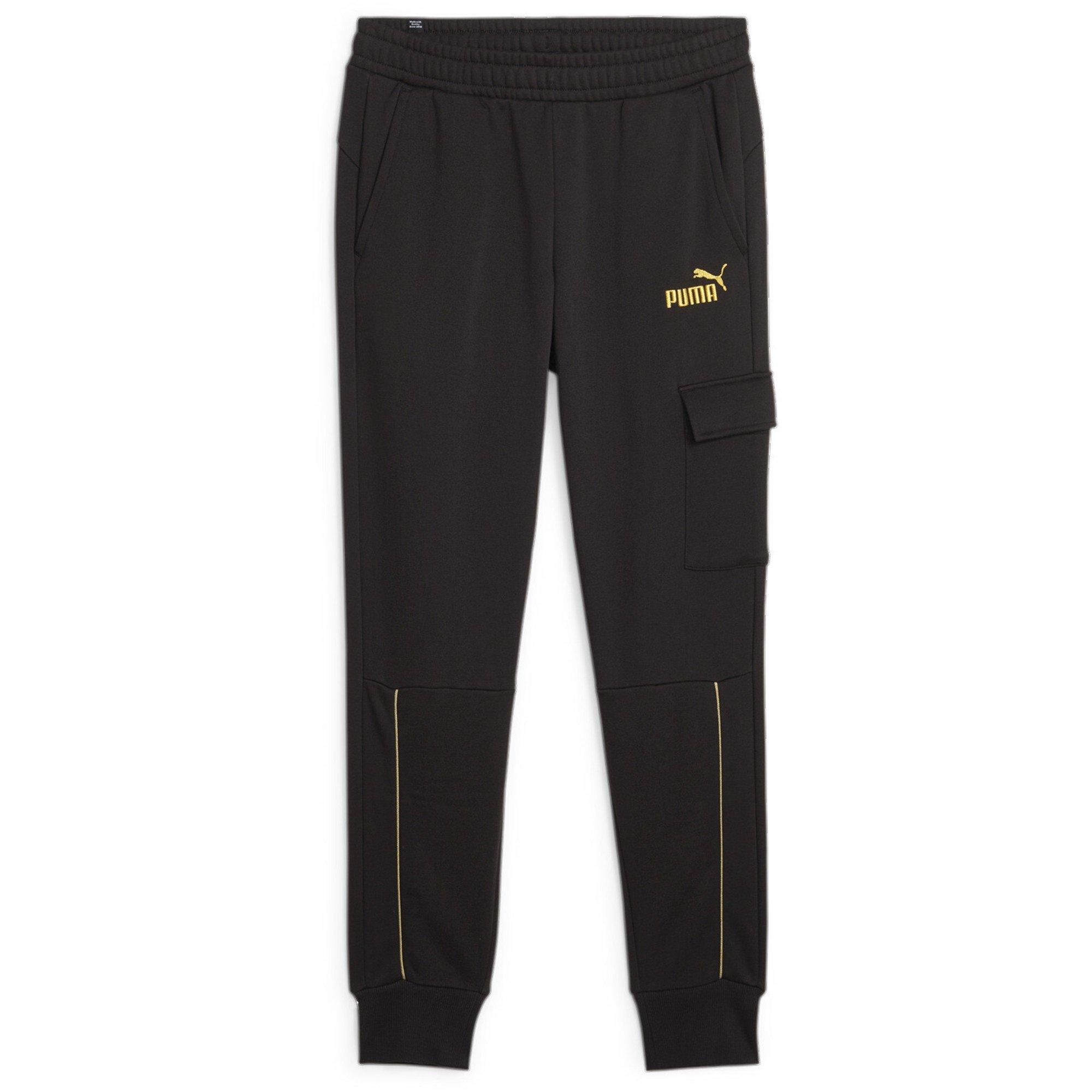 Preto Puma - Puma - Ess+ Minimal Gold Cargo Pants Joggers Mens - 1