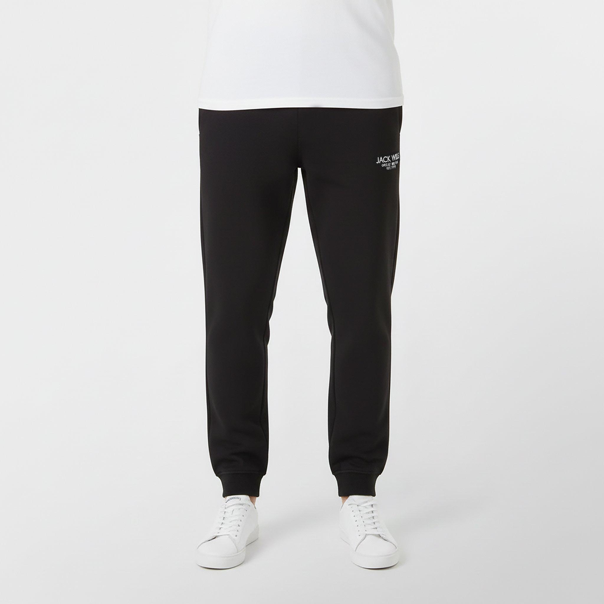 Crna - Jack Wills - Haydor Logo Joggers Mens - 3