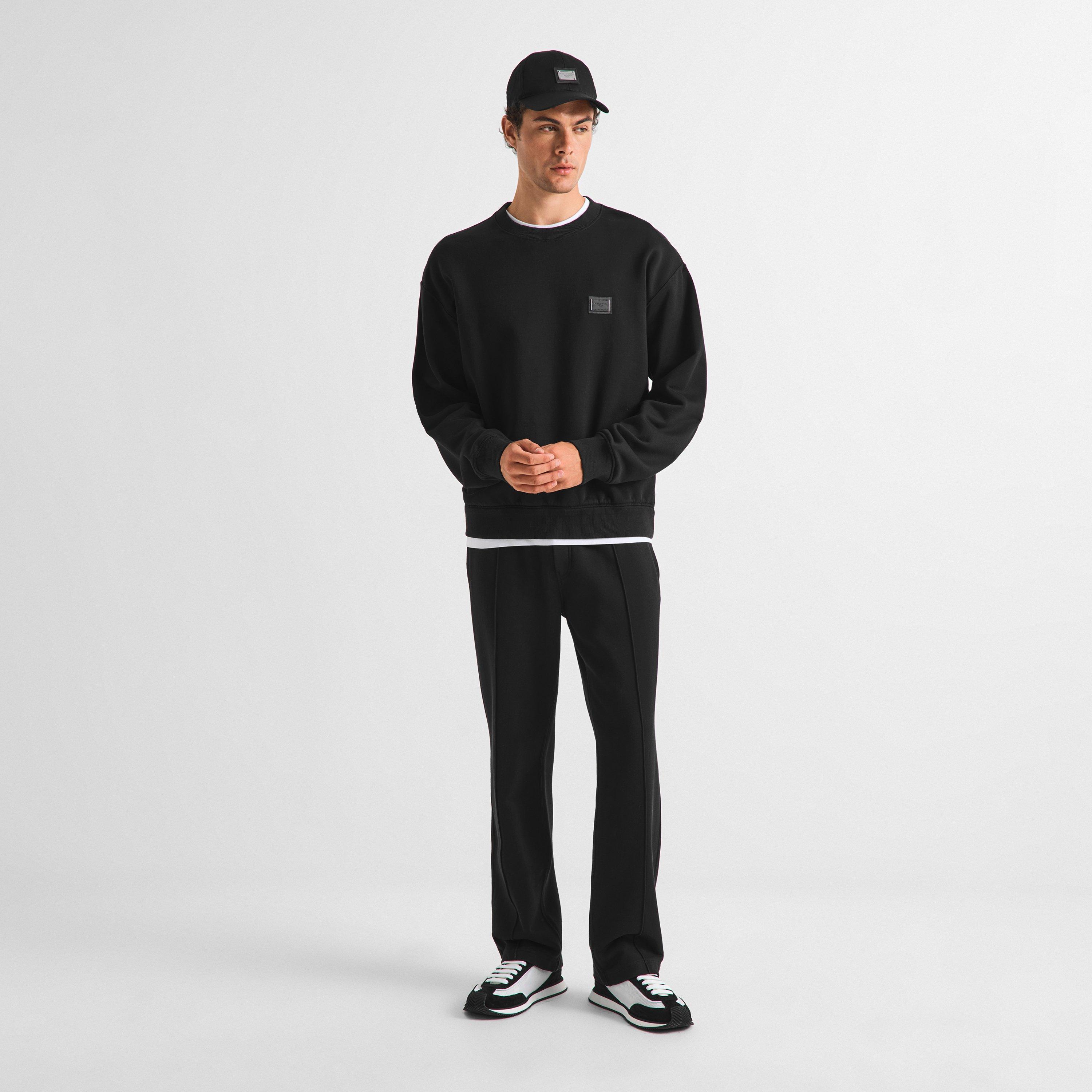 Black - Dolce and Gabbana - DG New Plate Jogger Sn05 - 6