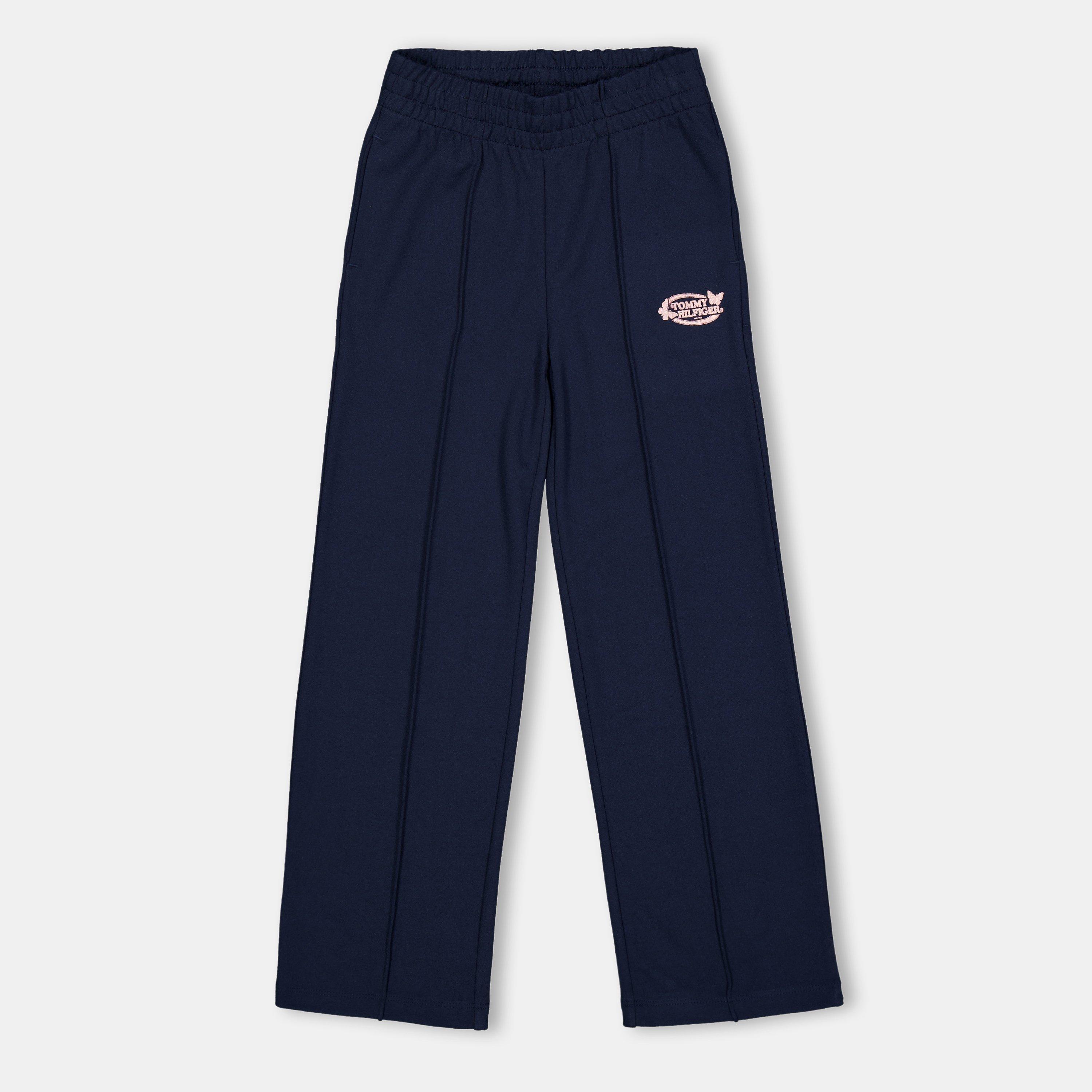 Night Navy C1G - Tommy Hilfiger - Kids' Wide Open Hem Fleece Joggers - 1
