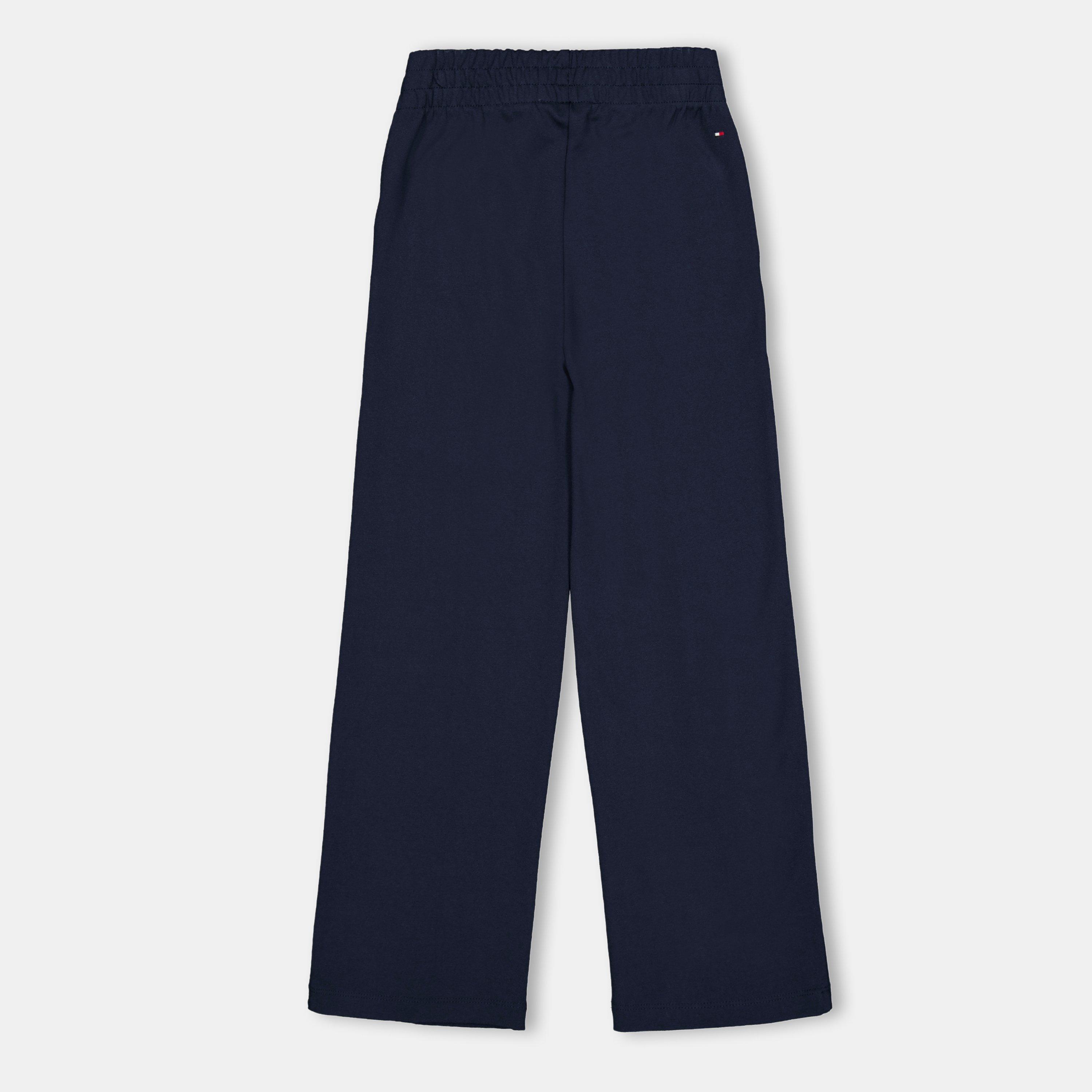 Marine de Nuit C1G - Tommy Hilfiger - Kids' Wide Open Hem Fleece Joggers - 2