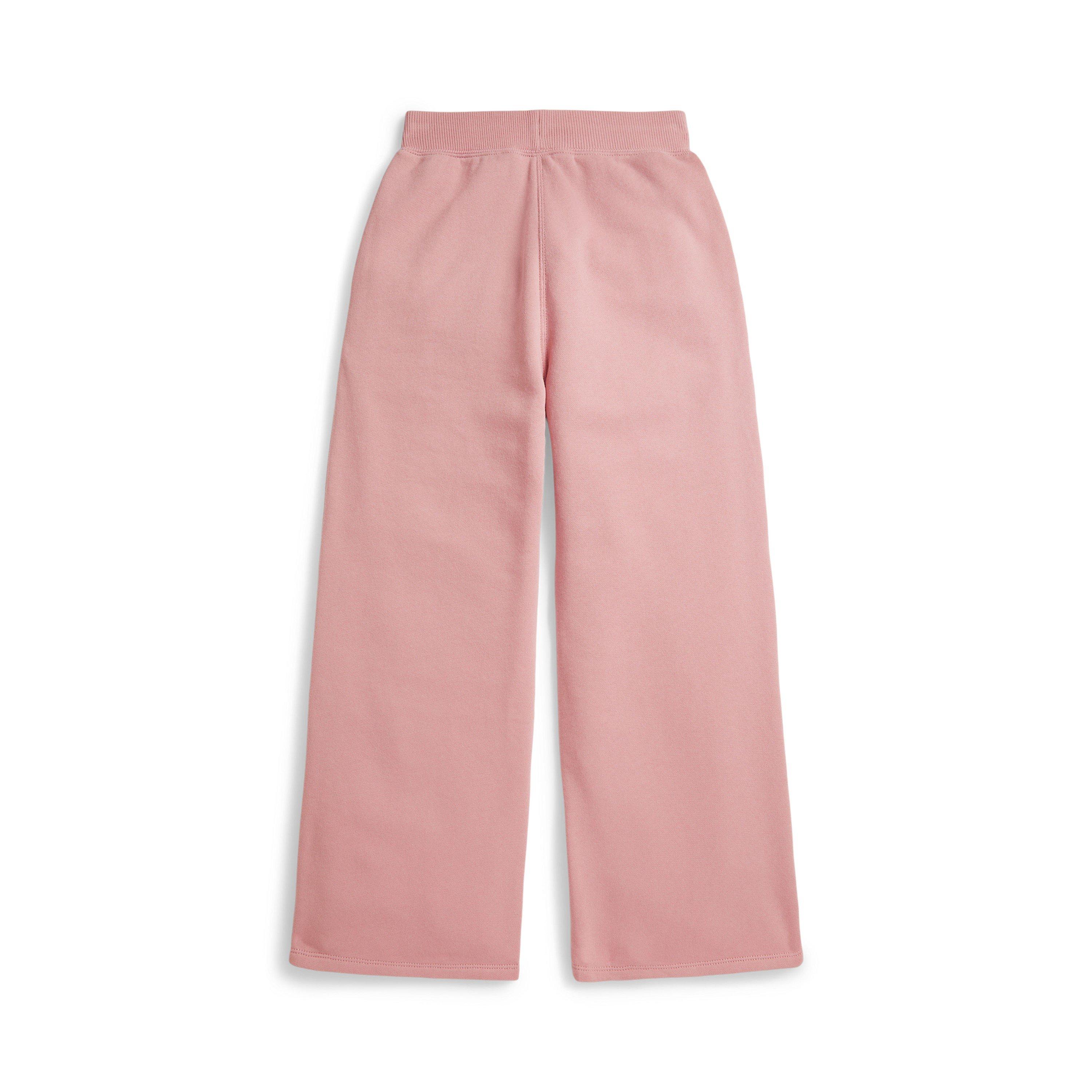 Rose - Polo Ralph Lauren - Kids' Wide Jogger Open Hem Fleece Jogging Bottoms - 2