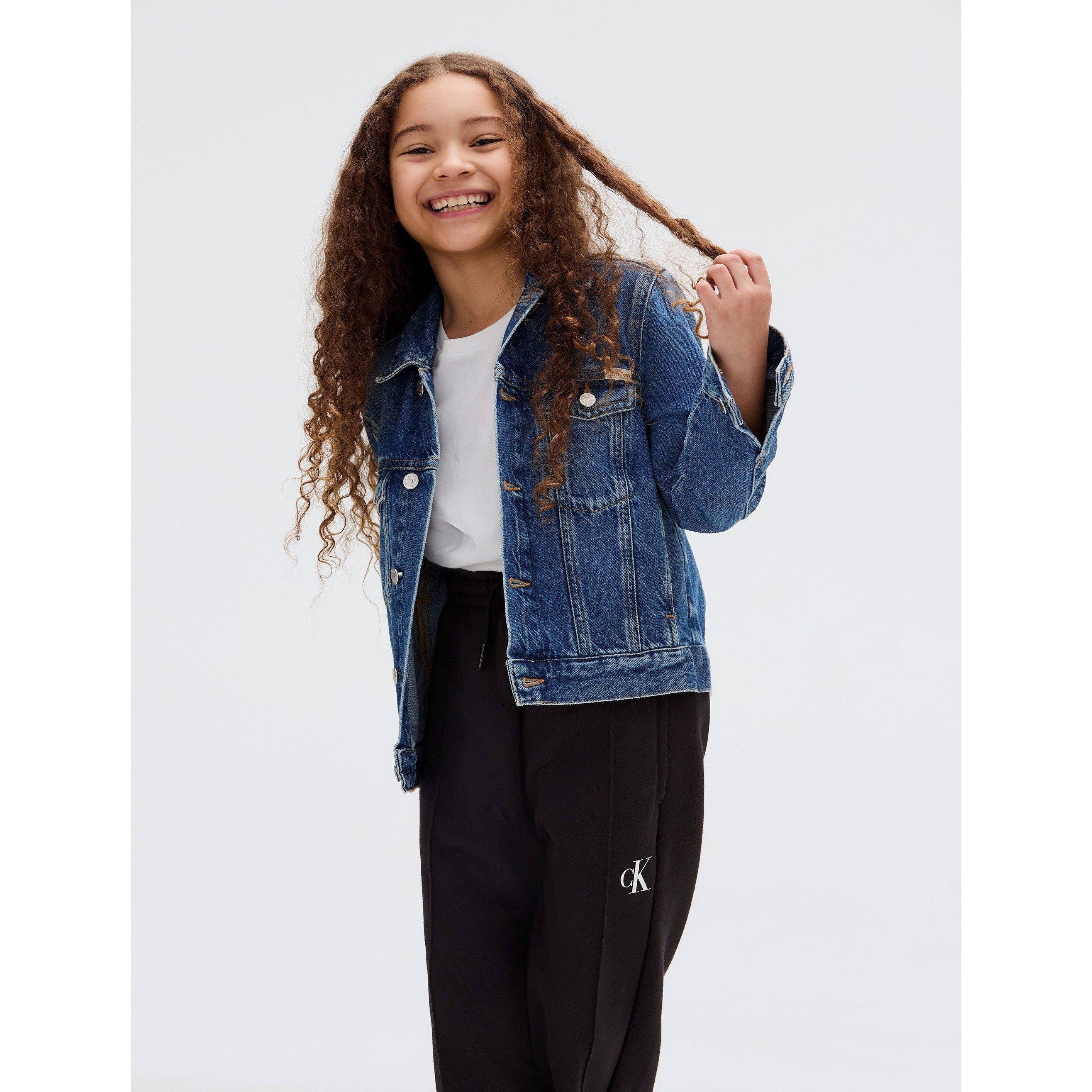 CK Black BEH - Calvin Klein Jeans - Kids' CKJ Wide Open Hem Fleece Joggers - 4