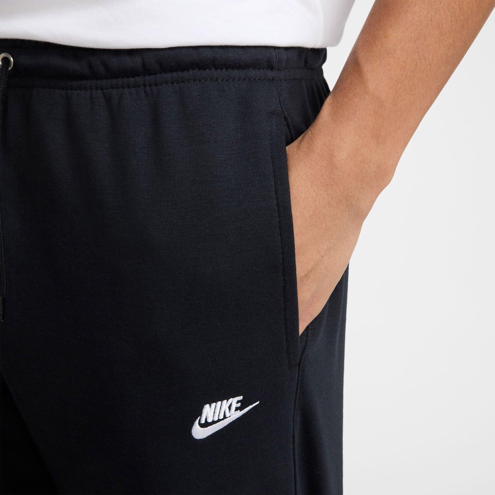 Black/Blk/White - Nike - Club Mens French Terry Joggers - 4